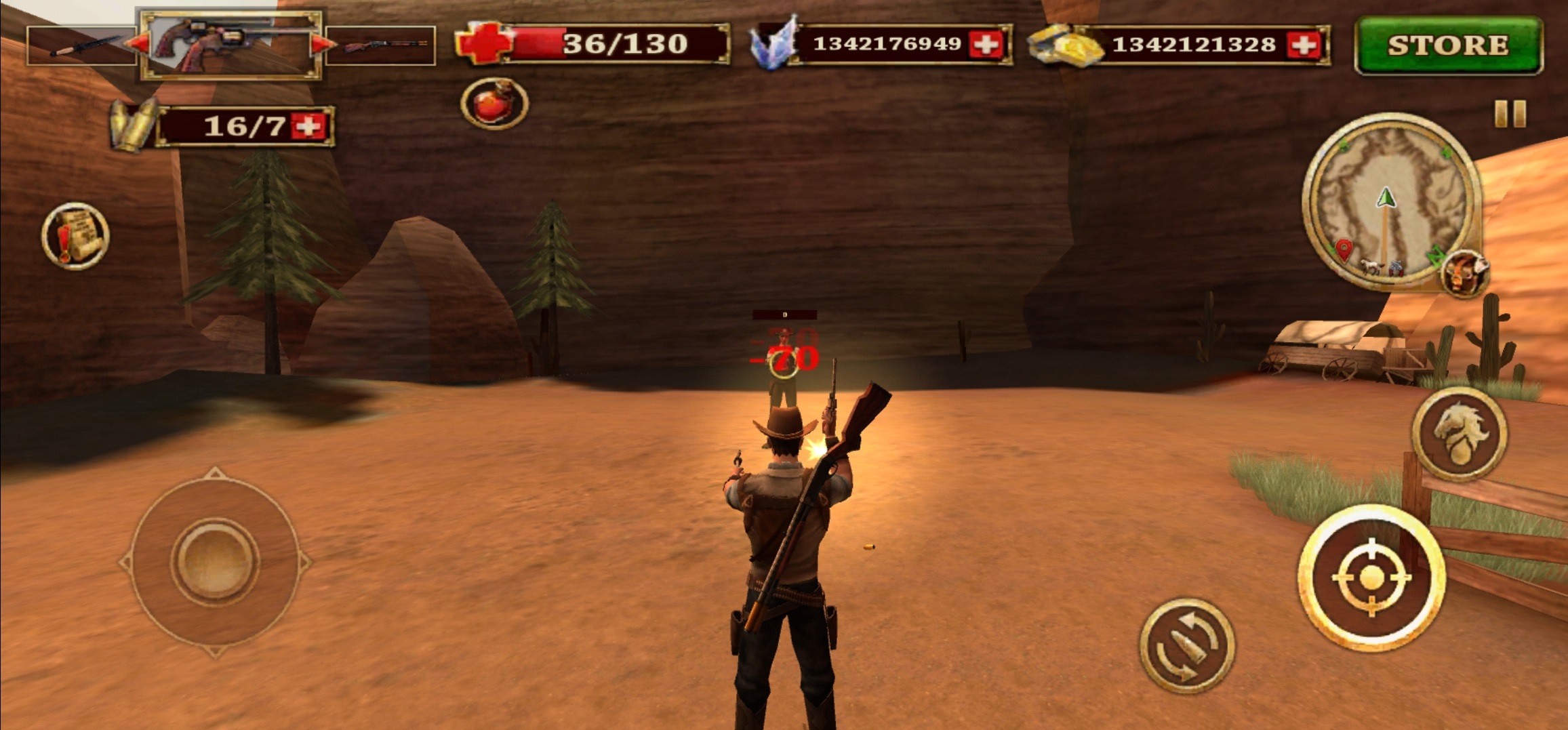 اسکرین شات 4 بازی هفت تیرکش غرب وحشی | نسخه مود شده