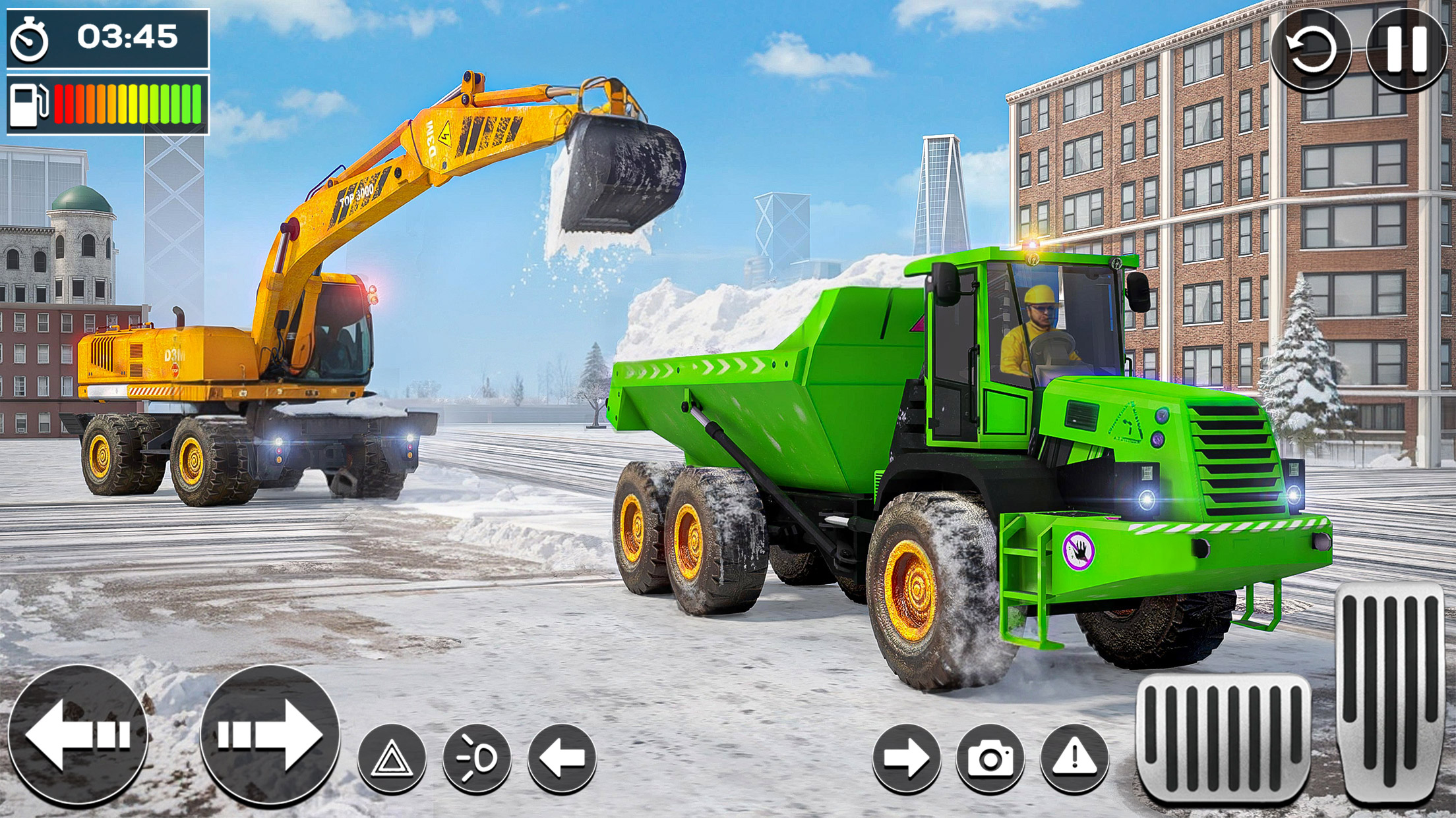 اسکرین شات 5 بازی Snow Blower Truck Driver Sim