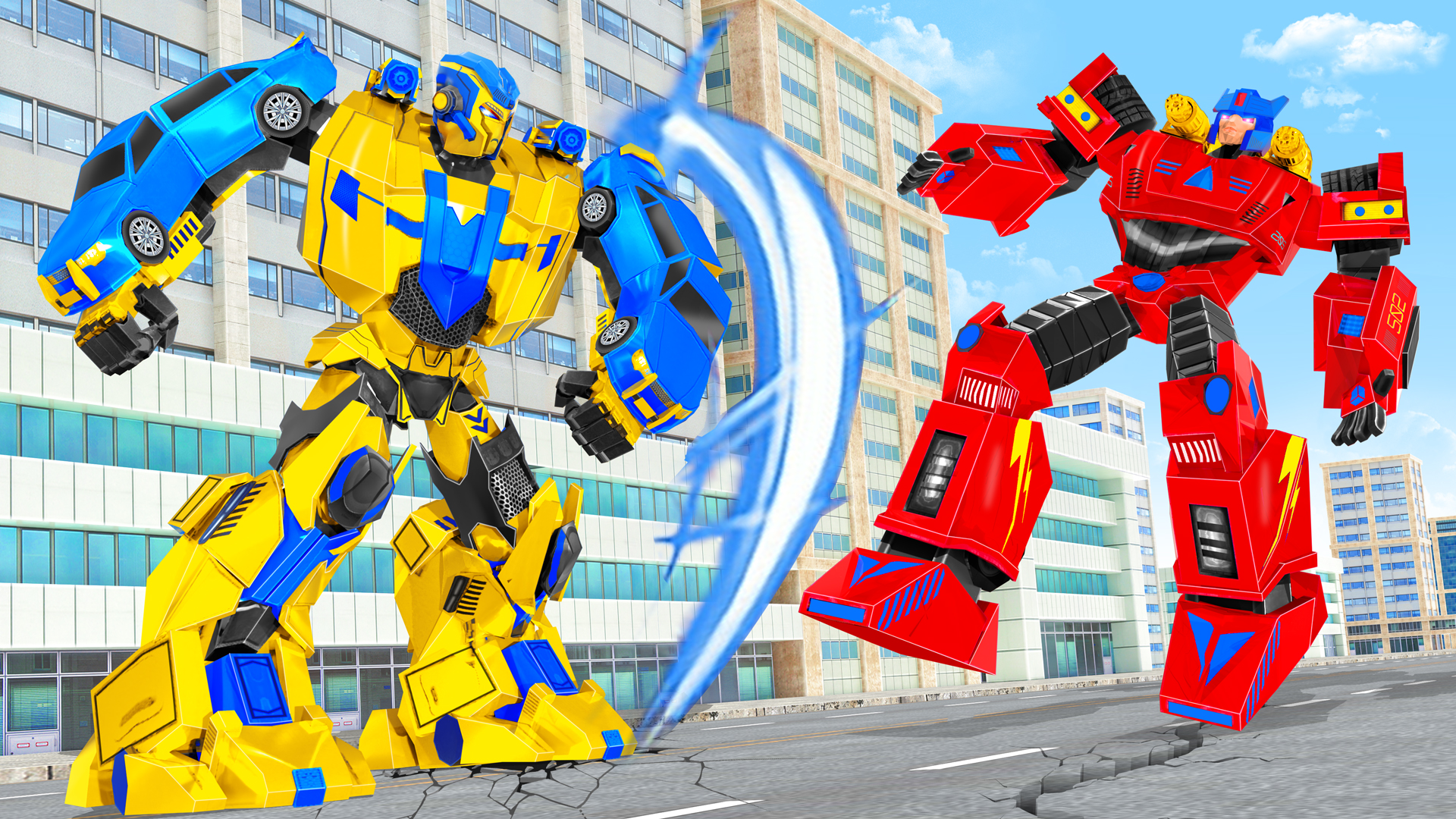 اسکرین شات 2 برنامه Fox Robot Transform Bike Game