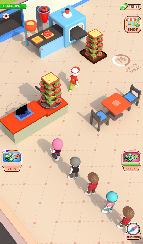 اسکرین شات 1 بازی Sandwich Ready : Idle Game