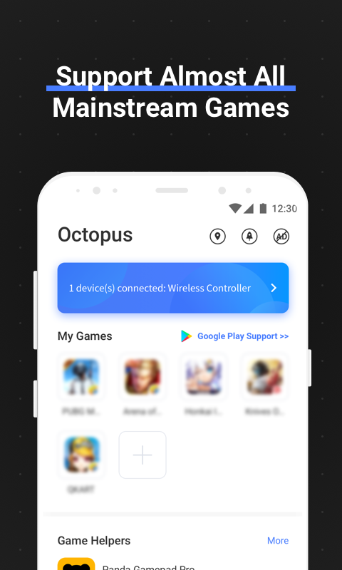 اسکرین شات 1 برنامه Octopus - Gamepad, Keymapper