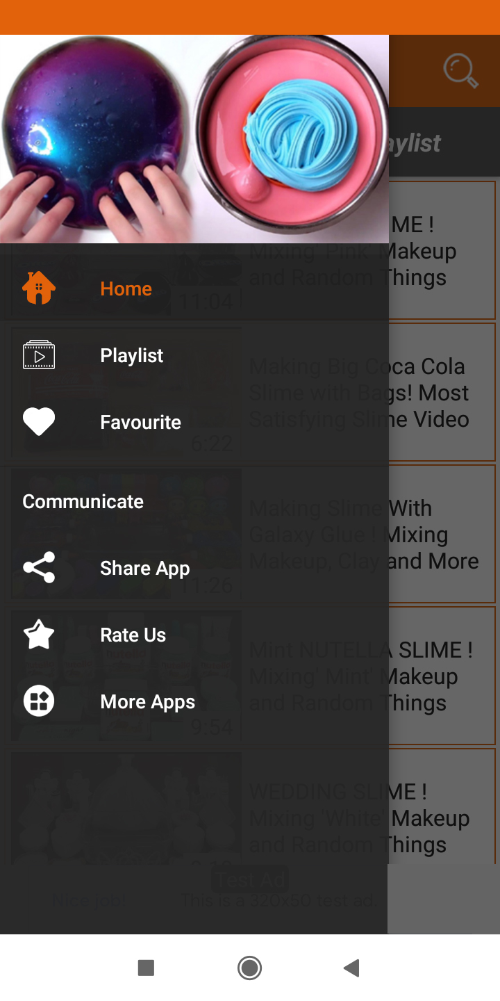 اسکرین شات 4 برنامه Satisfying Slime Videos