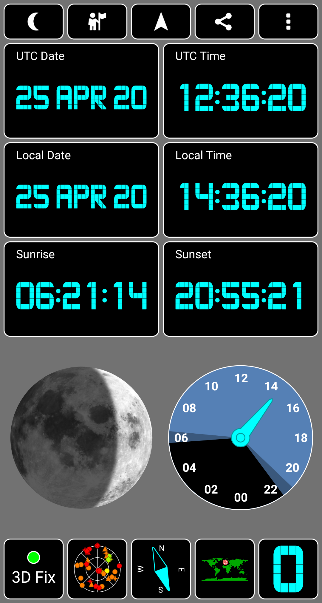 اسکرین شات 3 برنامه GPS Test