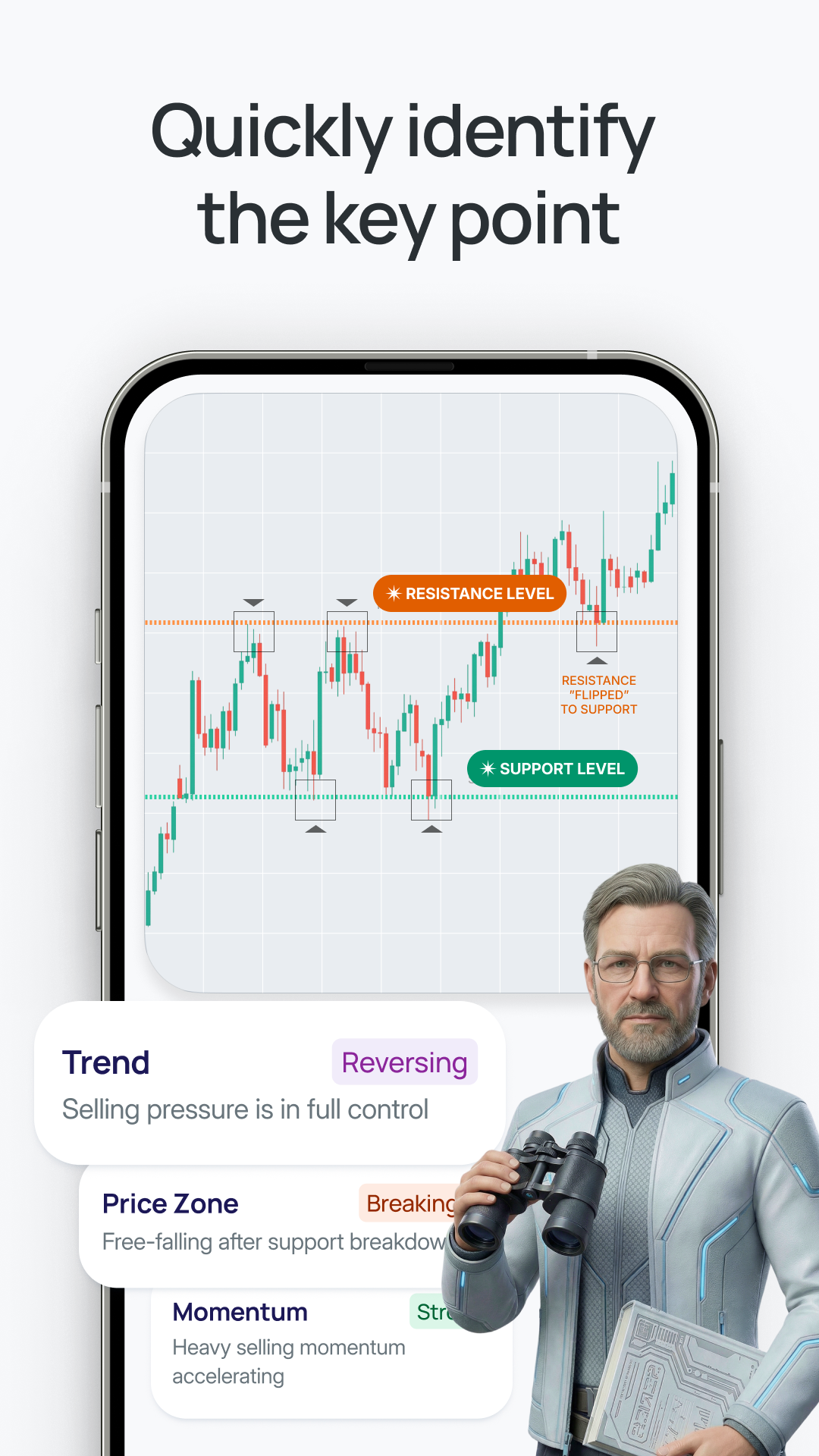 اسکرین شات 2 برنامه ChartLens: AI Analyzer