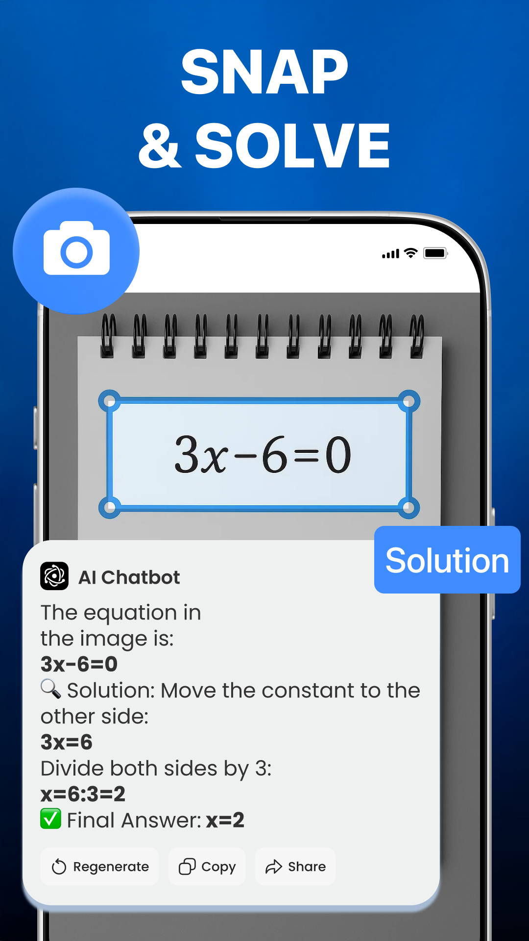 اسکرین شات 5 برنامه AI Chat: Ask AI Chat Anything