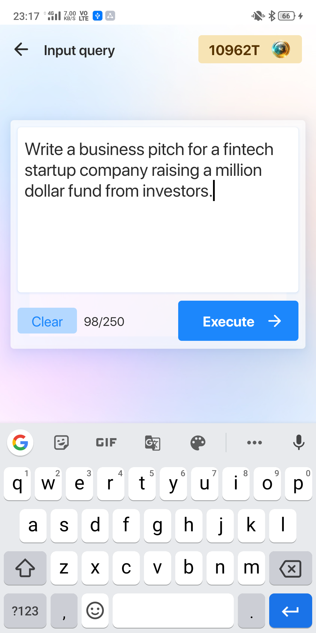 اسکرین شات 1 برنامه Chat GPT - Smart AI Chatbot