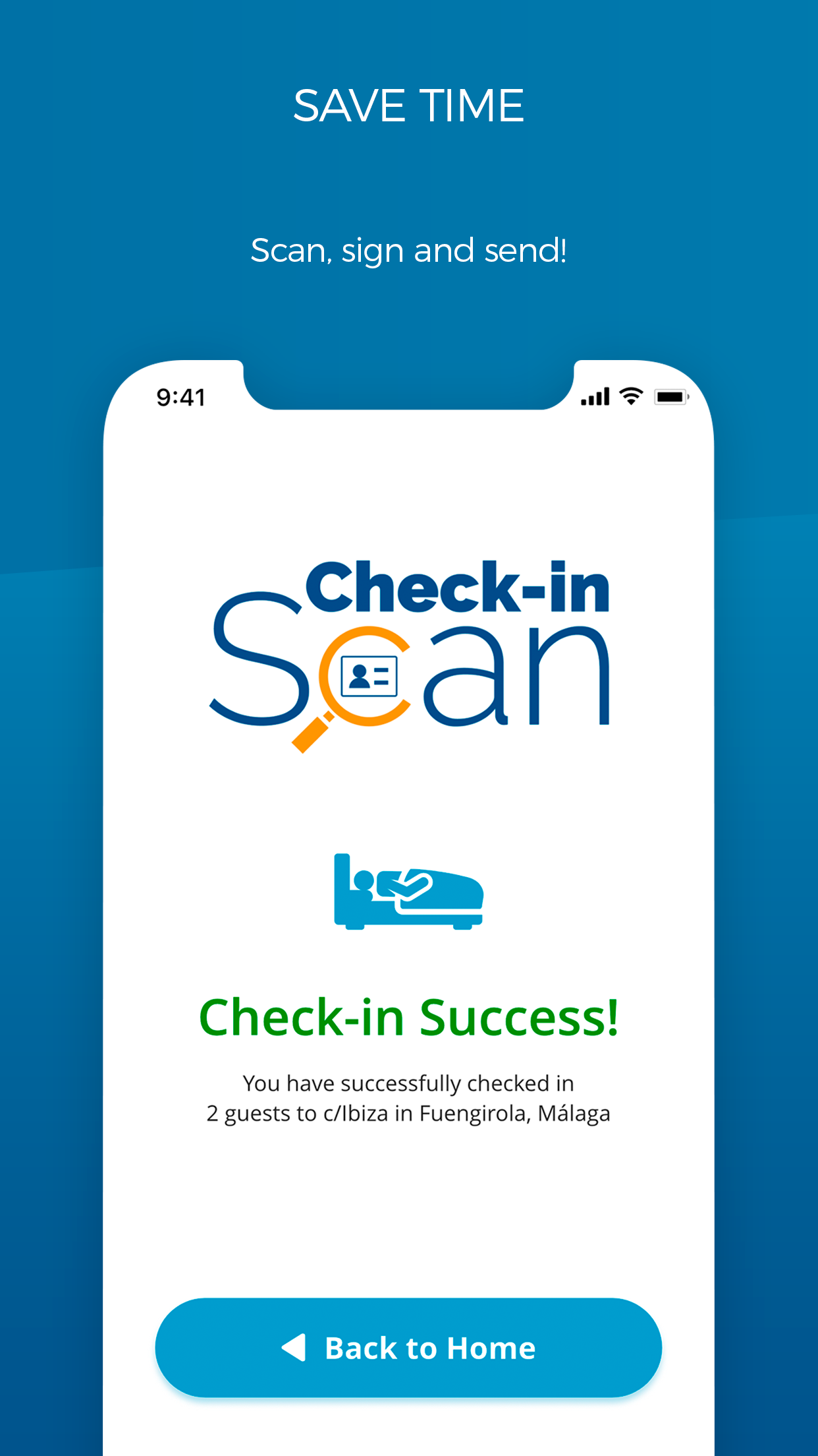 اسکرین شات 5 برنامه Check-in Scan