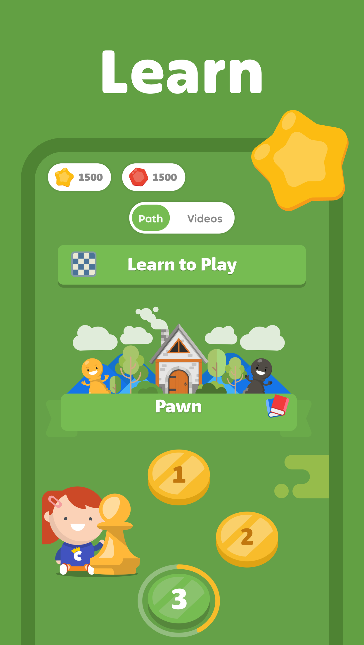اسکرین شات 3 بازی Chess for Kids - Play & Learn