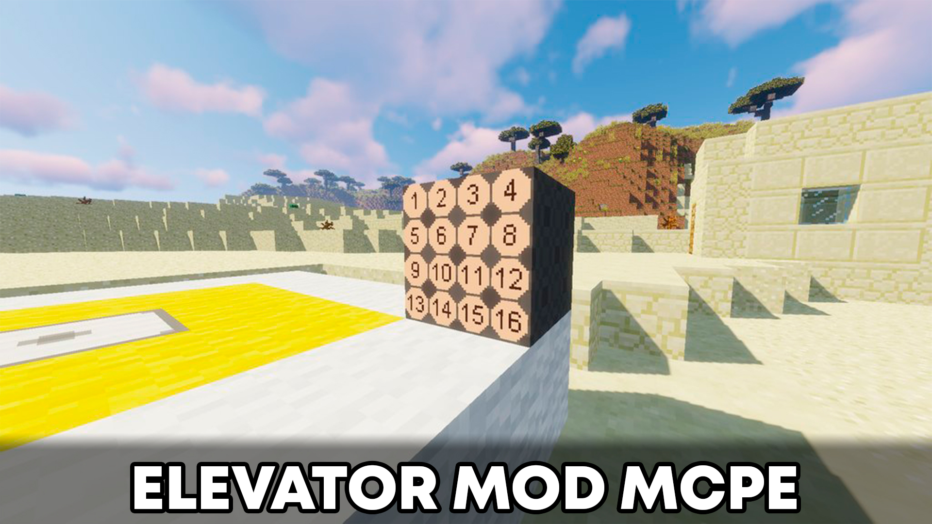 اسکرین شات 3 برنامه Elevator Mod MCPE