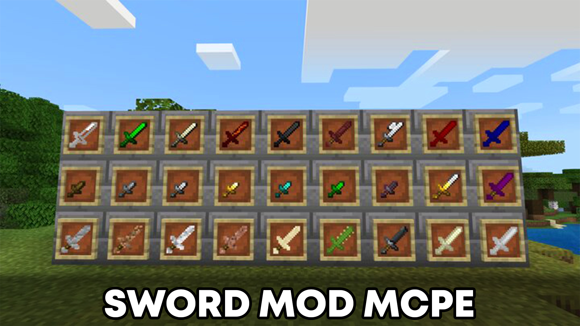 اسکرین شات 2 برنامه Sword Mod MCPE