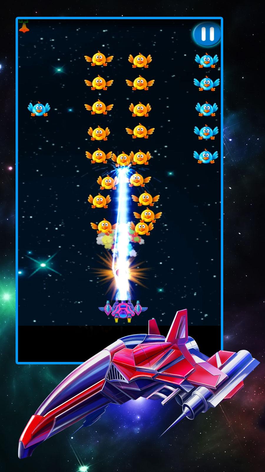 اسکرین شات 4 بازی Chicken Shooter: Galaxy Attack