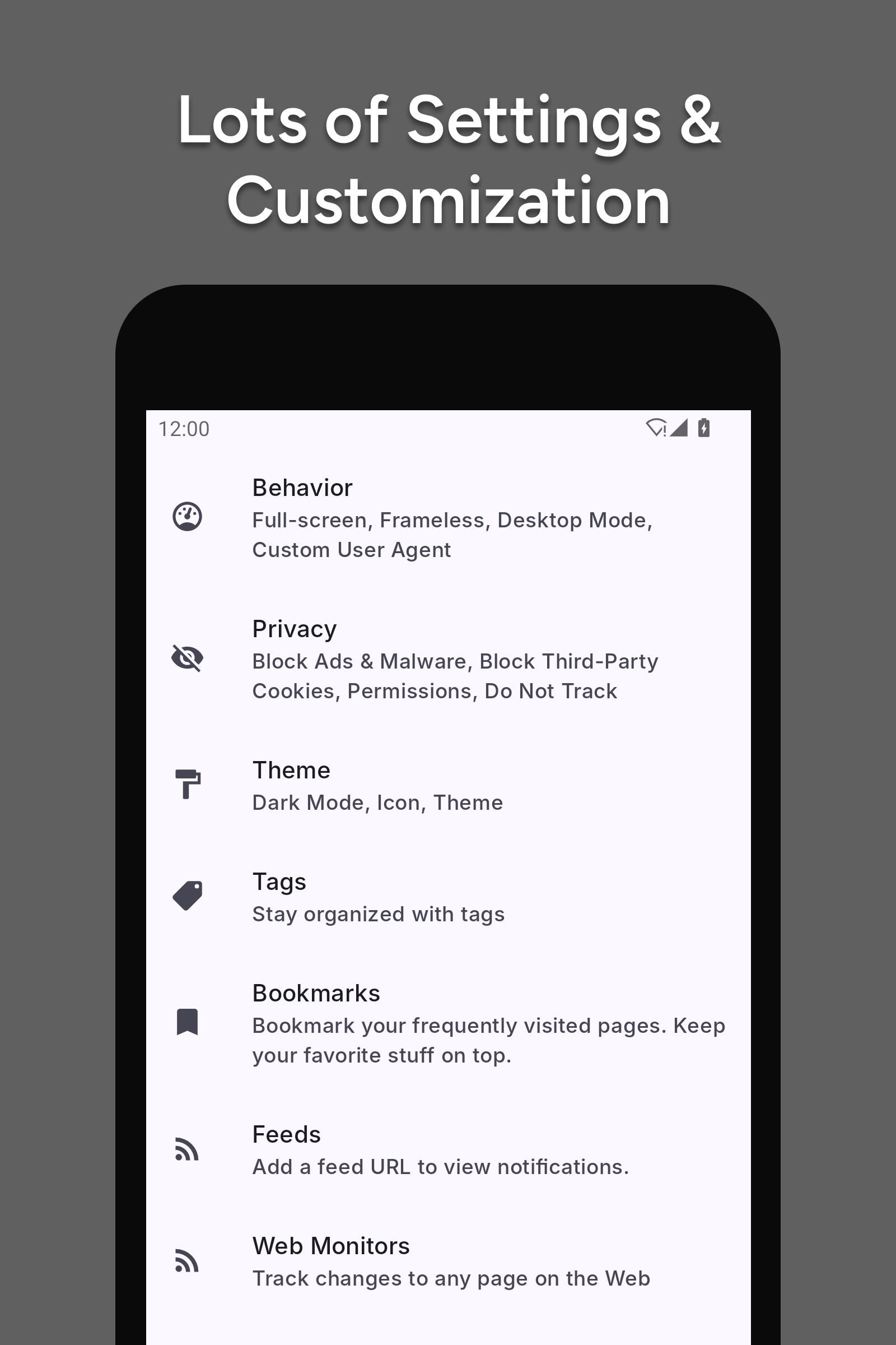 اسکرین شات 5 برنامه Hermit — Lite Apps Browser