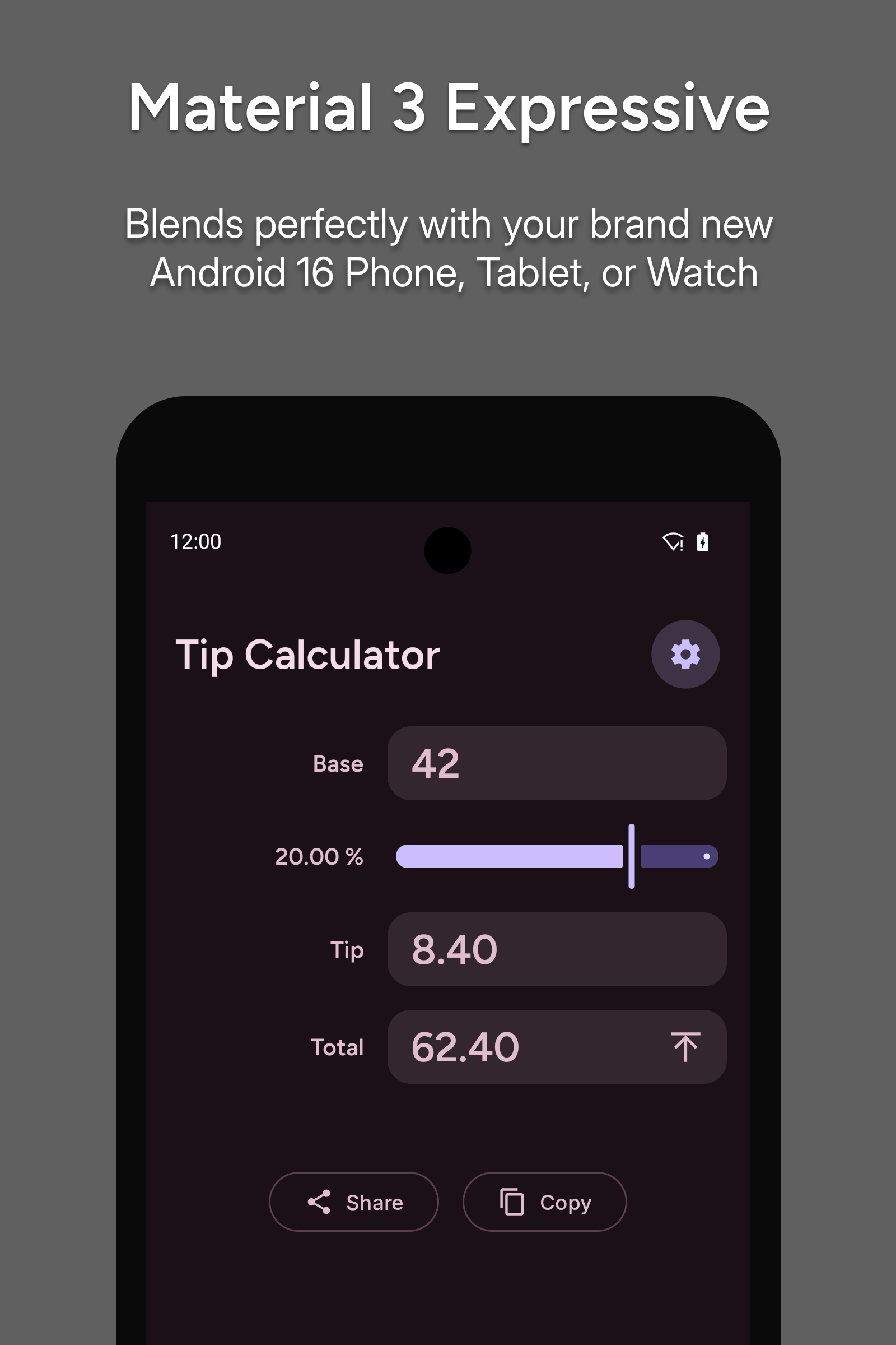 اسکرین شات 4 برنامه Tip Calculator — Clean, Simple