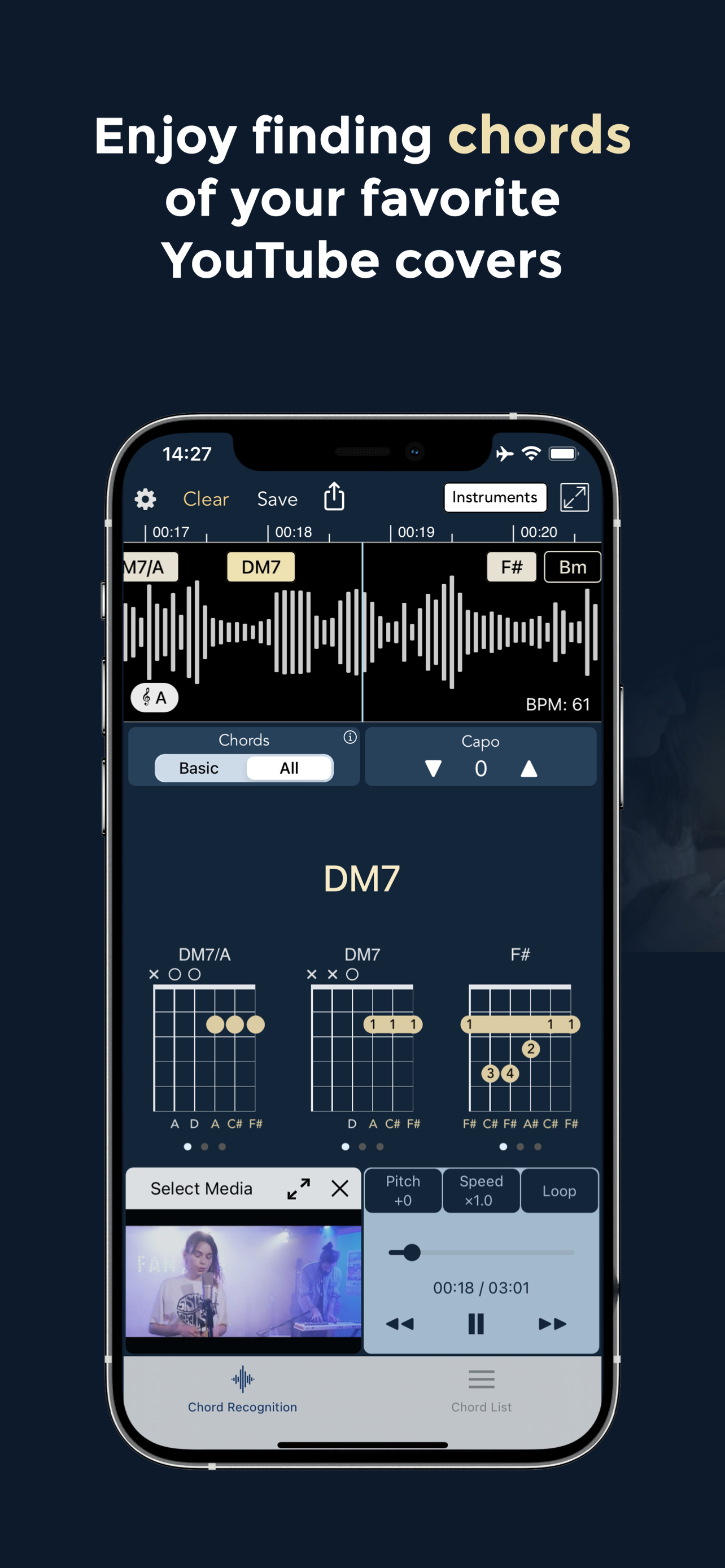 اسکرین شات 4 برنامه Chord ai - learn any song