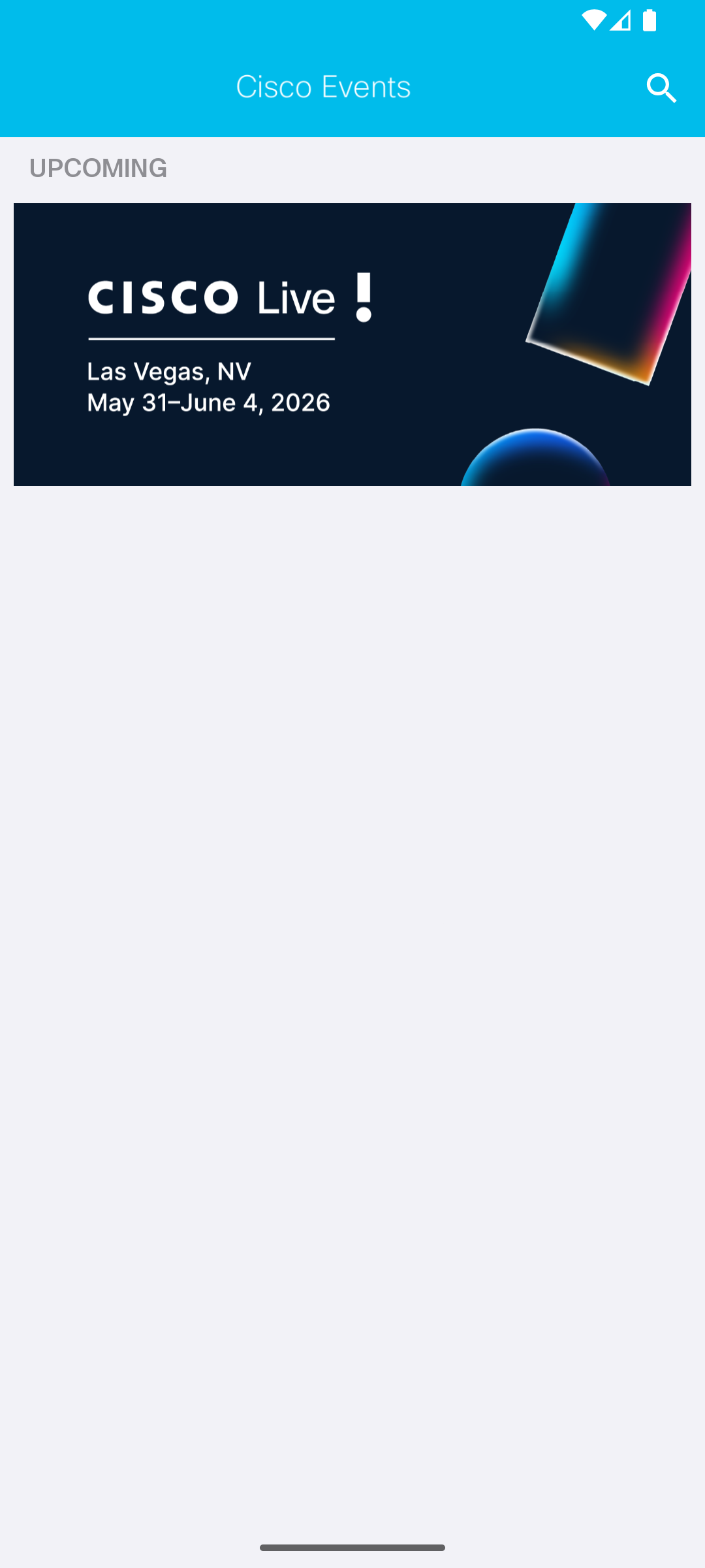 اسکرین شات 4 برنامه Cisco Events App