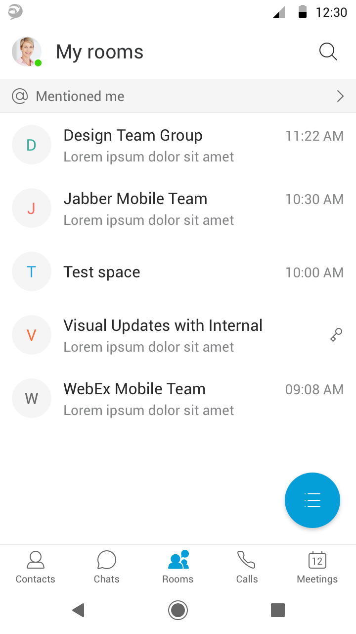 اسکرین شات 8 برنامه Cisco Jabber