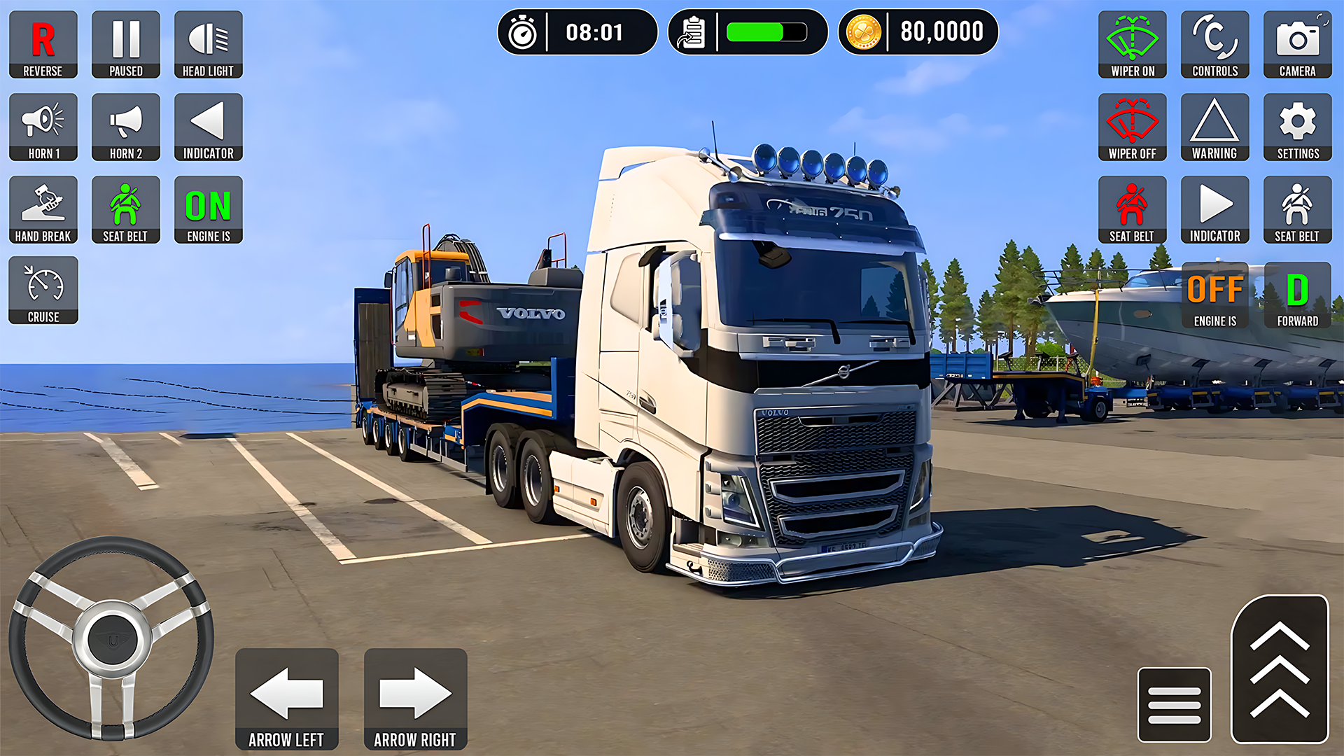اسکرین شات 4 بازی Truck Simulator 3D: City Truck