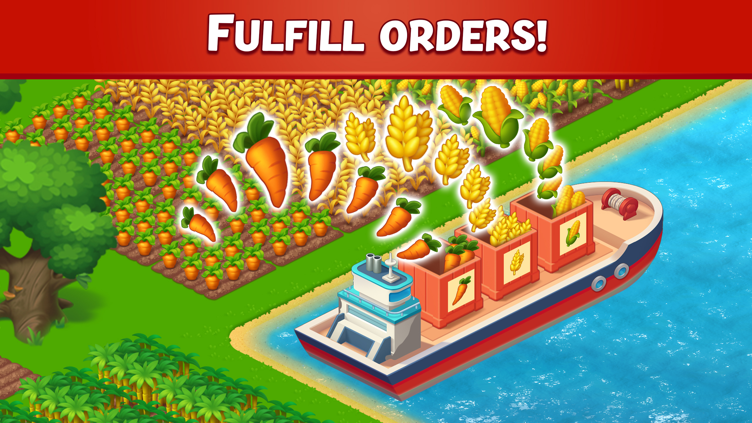 اسکرین شات 3 بازی Farm City: Farming & Building