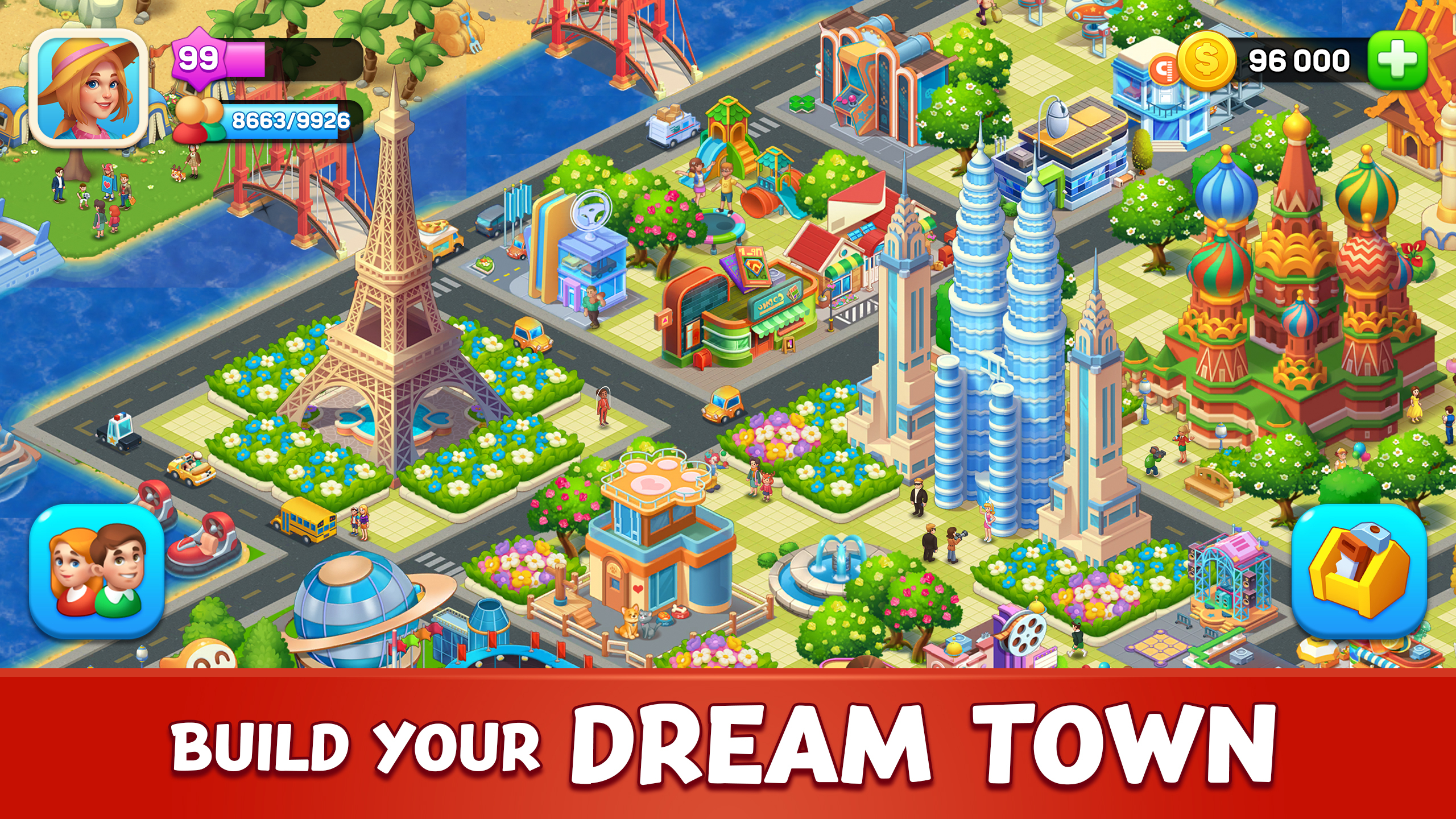 اسکرین شات 5 بازی Farm City: Farming & Building