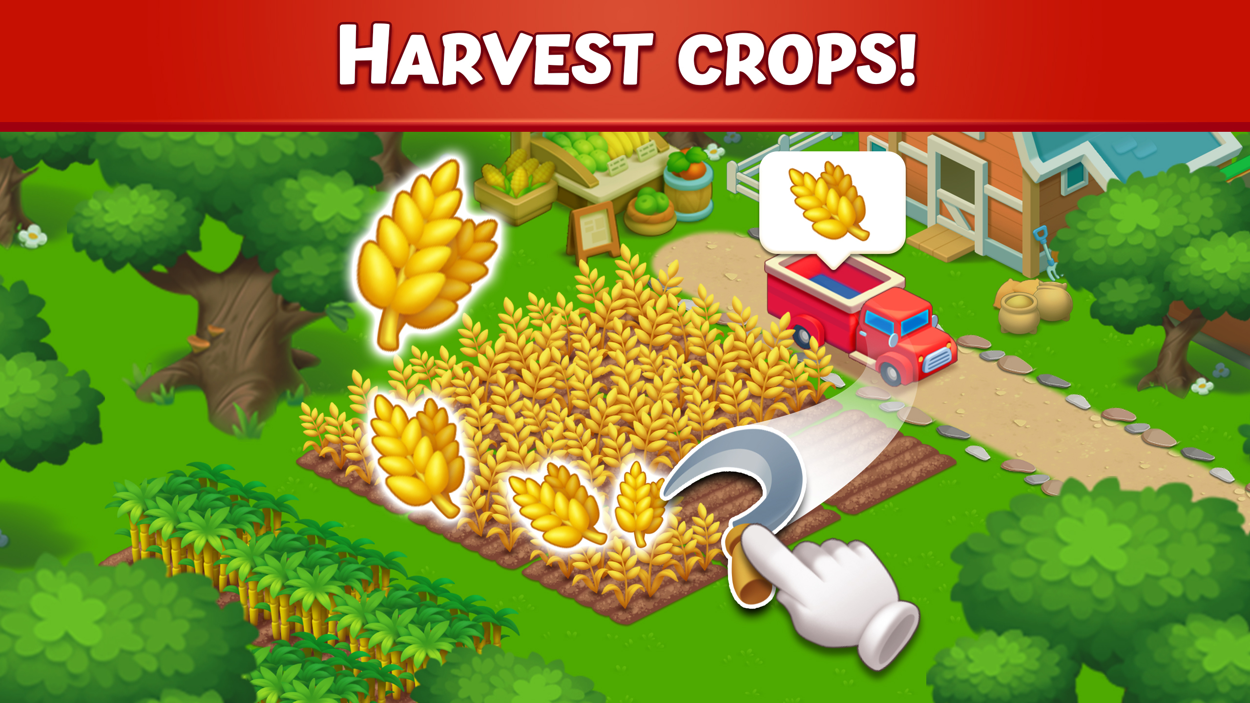 اسکرین شات 1 بازی Farm City: Farming & Building