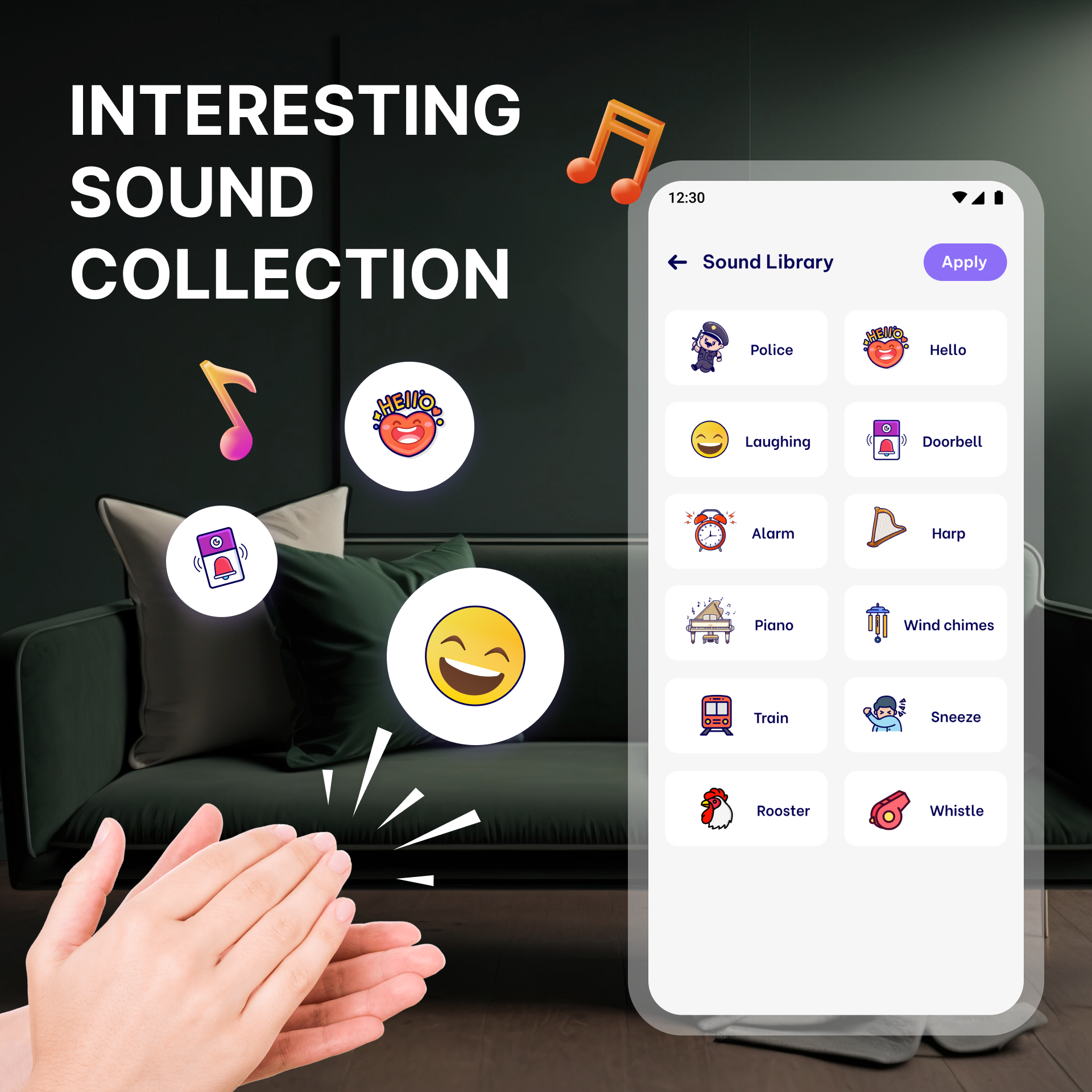 اسکرین شات 4 برنامه Clap to Find My Phone Location