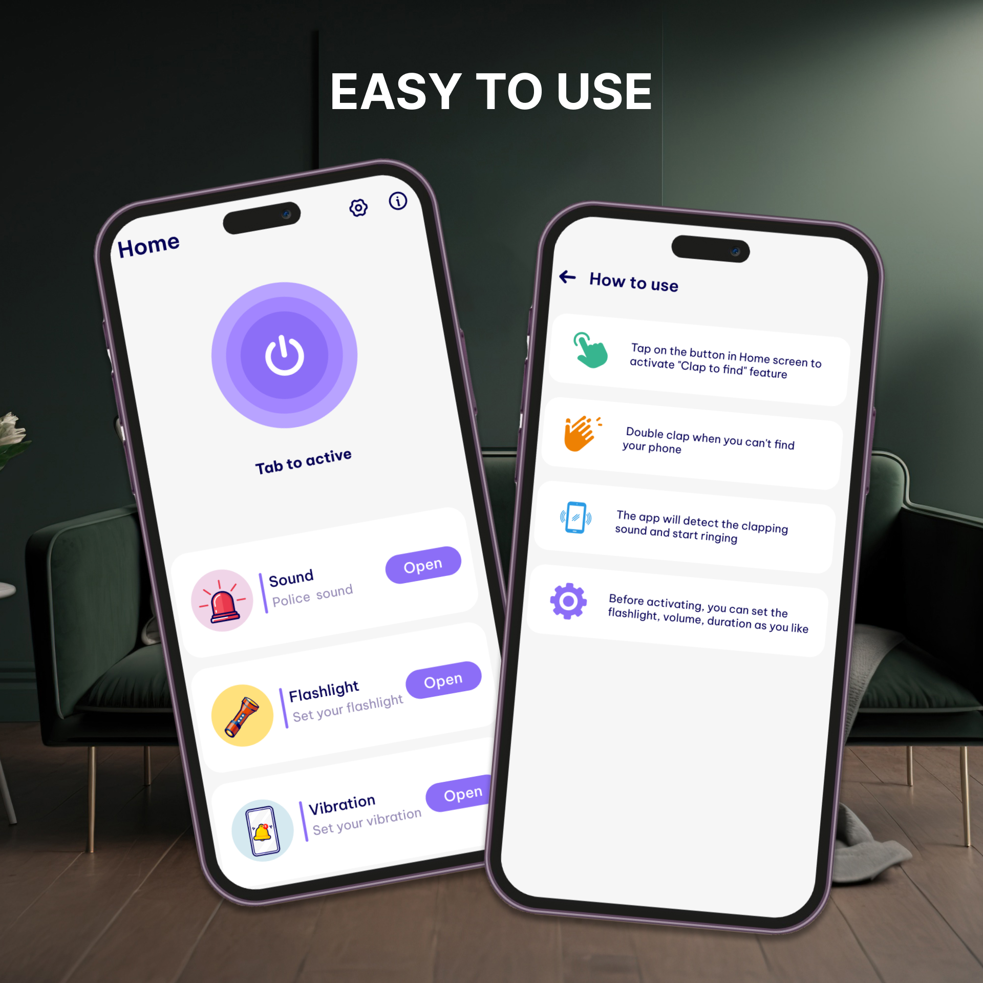اسکرین شات 8 برنامه Clap to Find My Phone Location