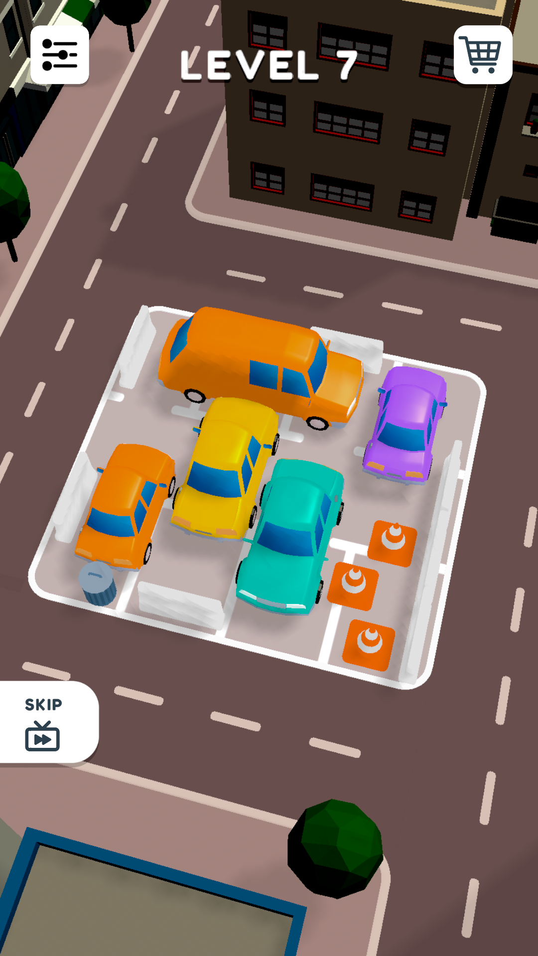 اسکرین شات 1 برنامه Car Game Car Jam Out Puzzle