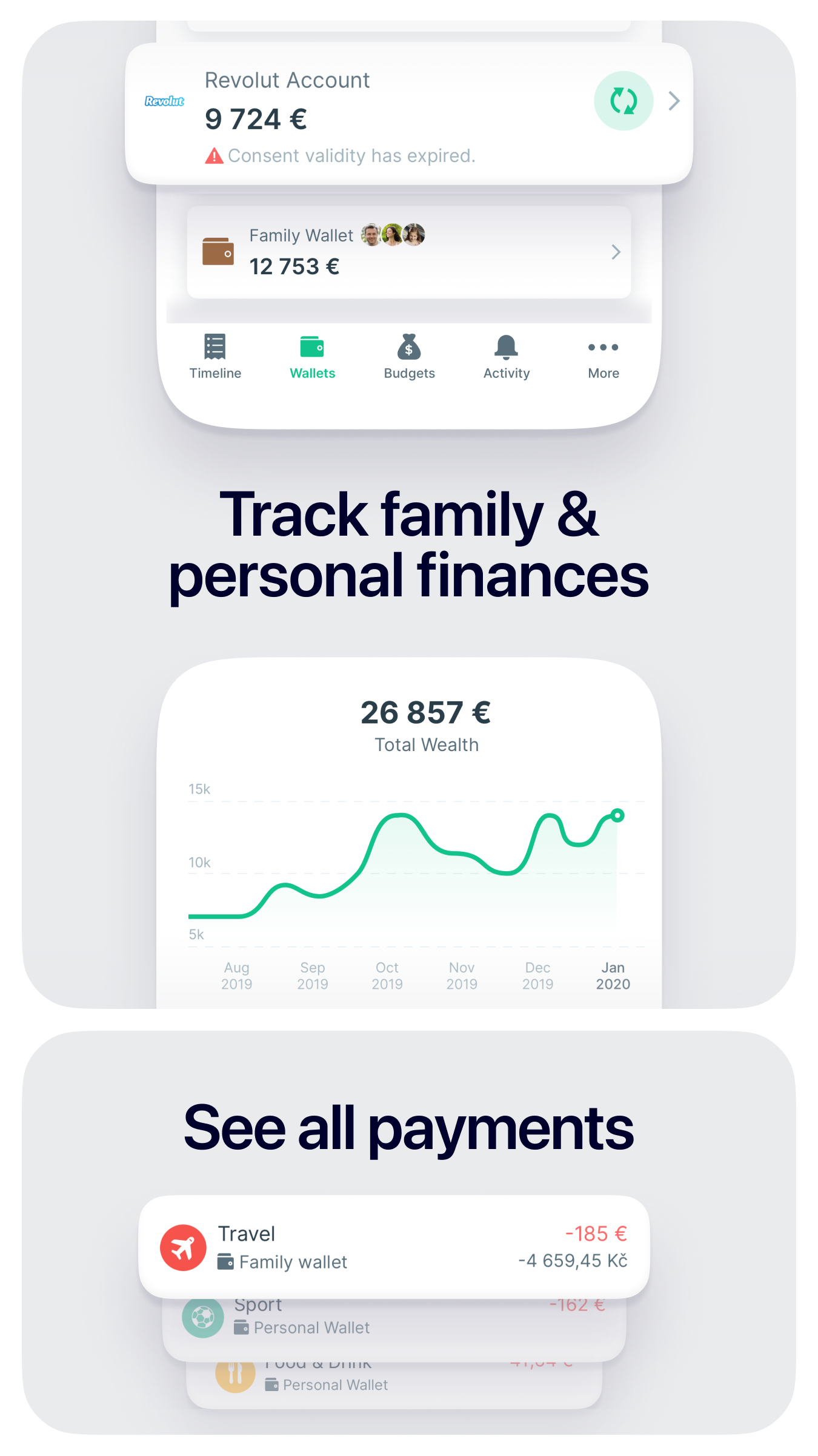 اسکرین شات 4 برنامه Budget Planner & App: Spendee