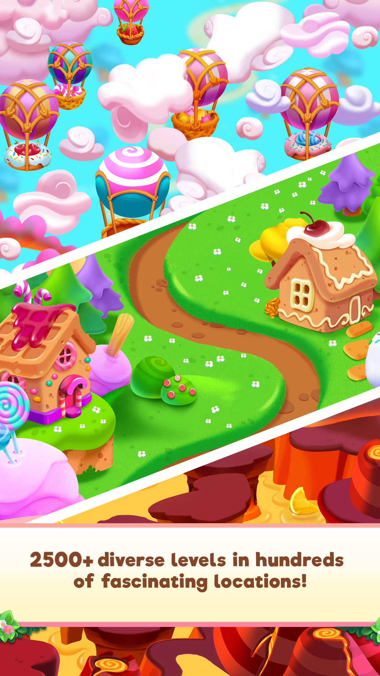 اسکرین شات 4 بازی Candy Riddles: Match 3 Game