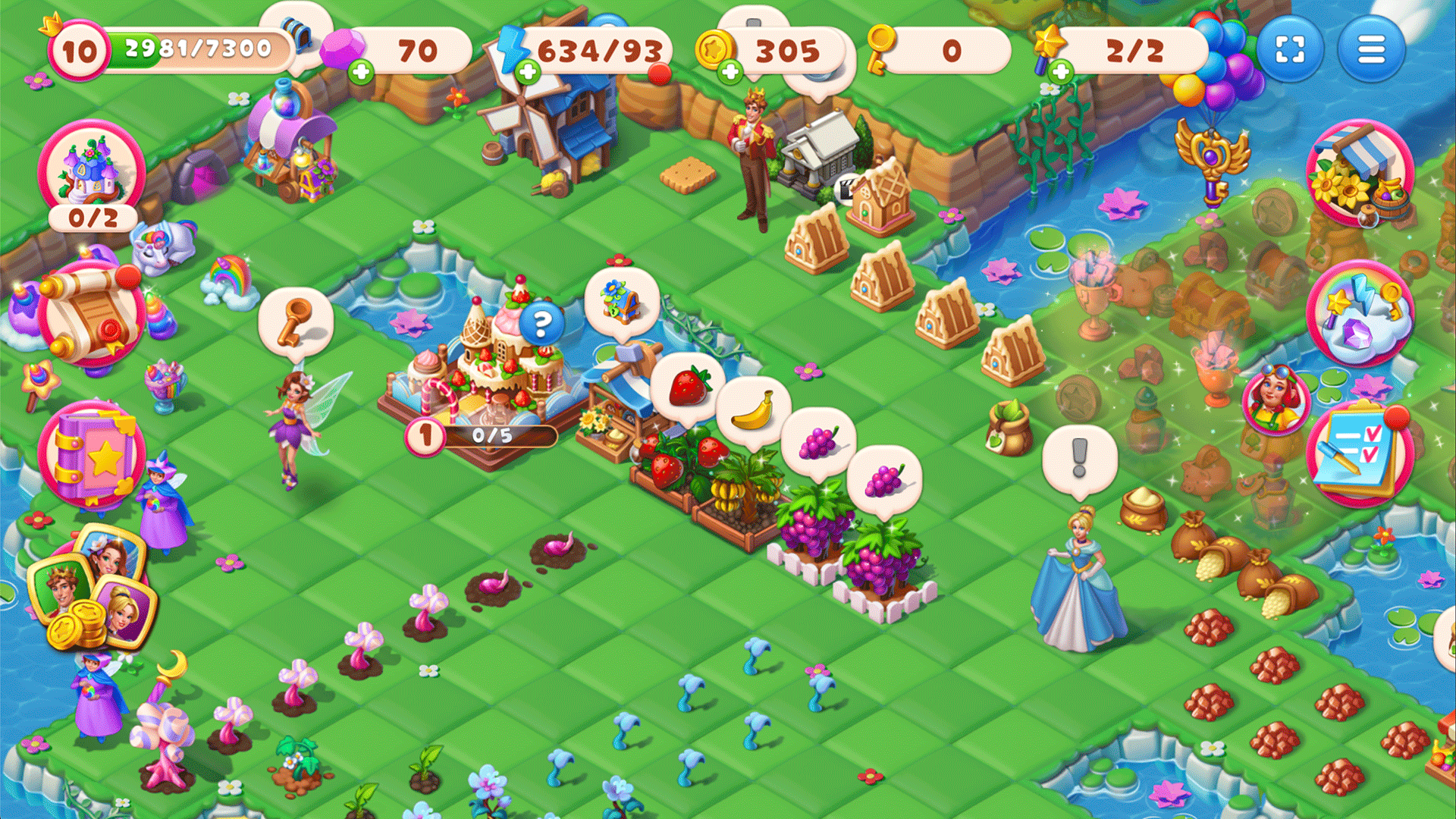 اسکرین شات 5 بازی Fairyland: Merge & Magic