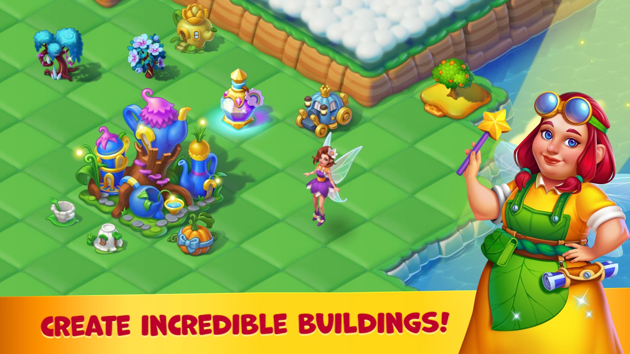 اسکرین شات 4 بازی Fairyland: Merge & Magic