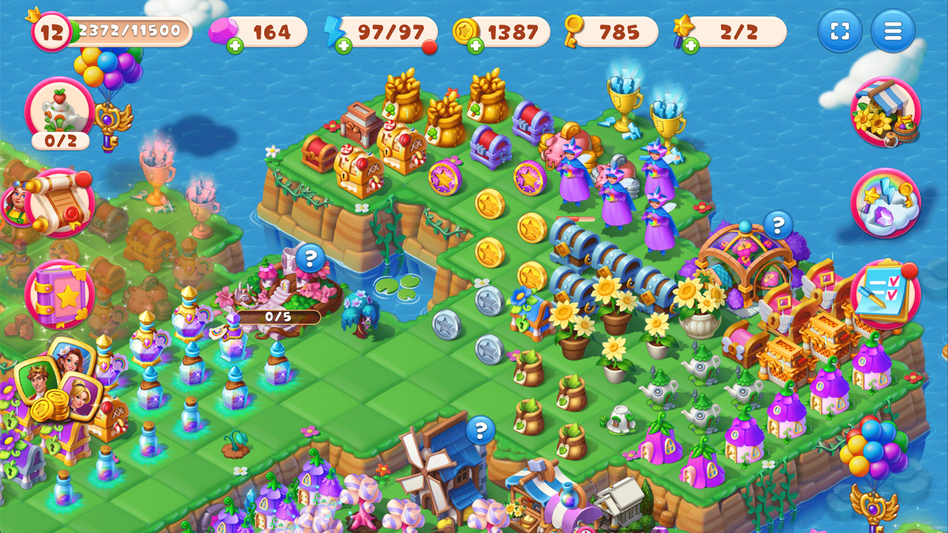 اسکرین شات 6 بازی Fairyland: Merge & Magic