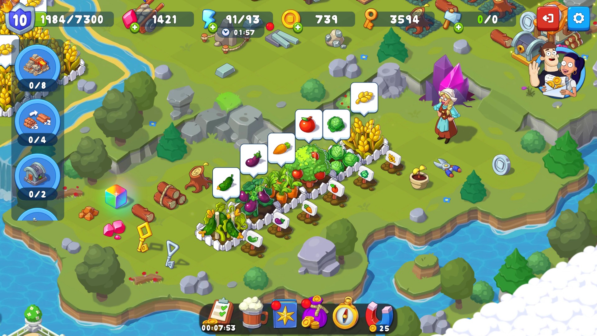 اسکرین شات 5 بازی Castle Craft: Merge Quest