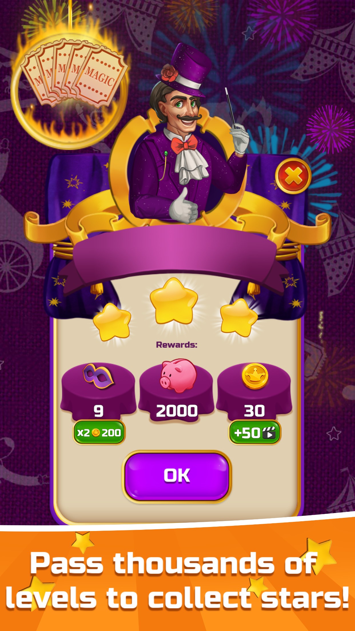 اسکرین شات 1 بازی Circus Words: Magic Puzzle