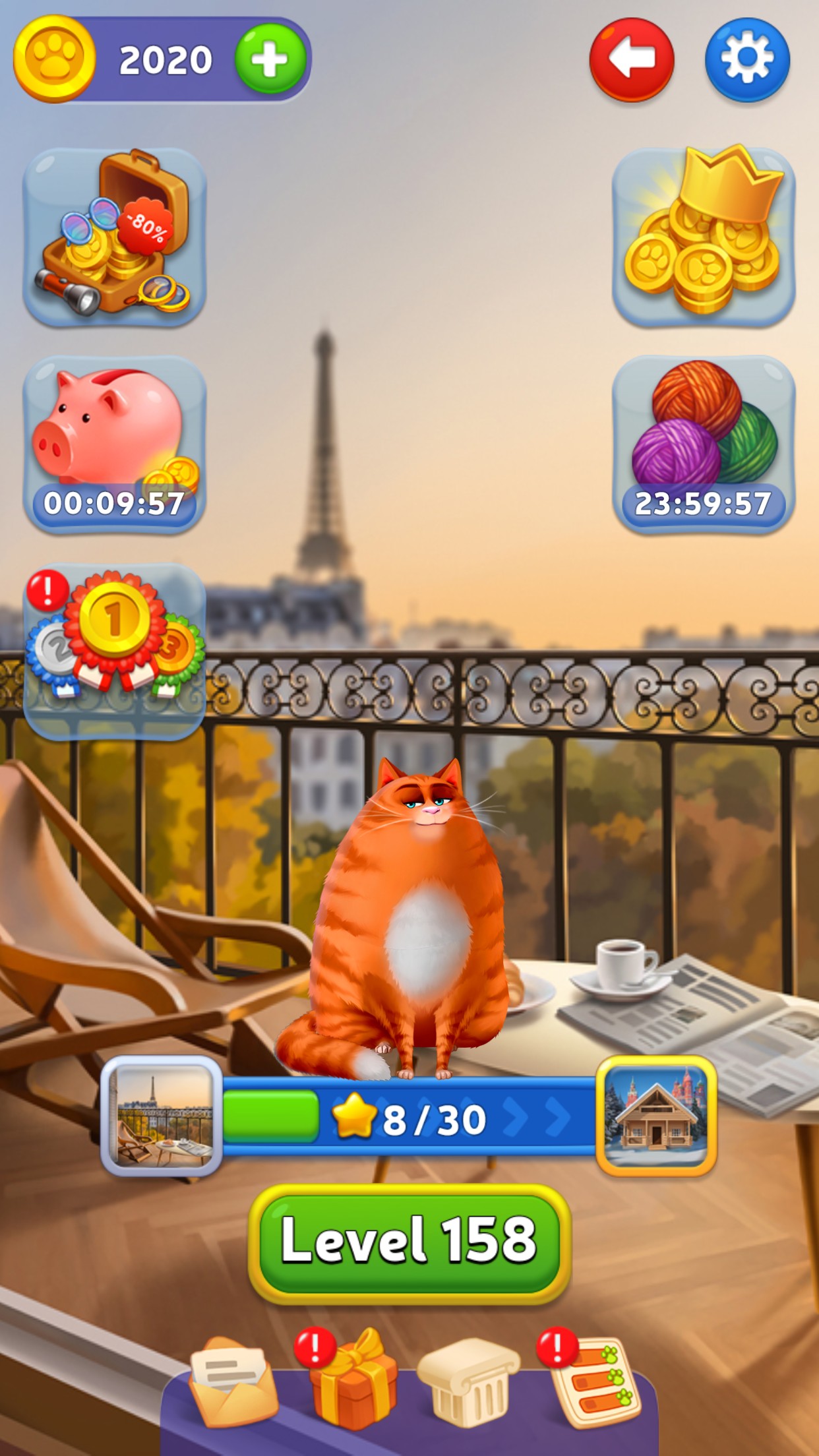 اسکرین شات 6 بازی Kitty Scramble: Word Game