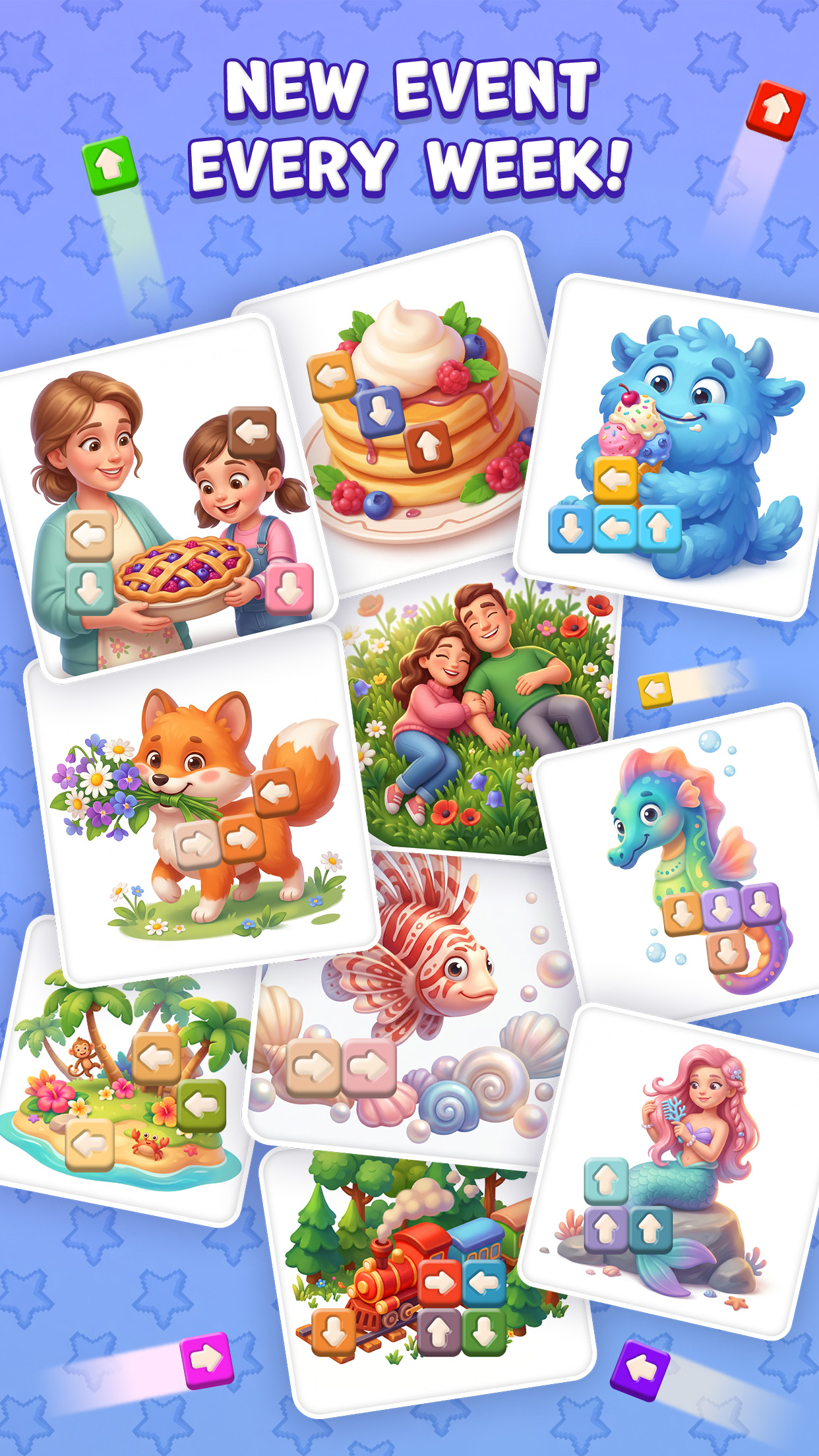 اسکرین شات 3 بازی Sort Tiles: Tap Away