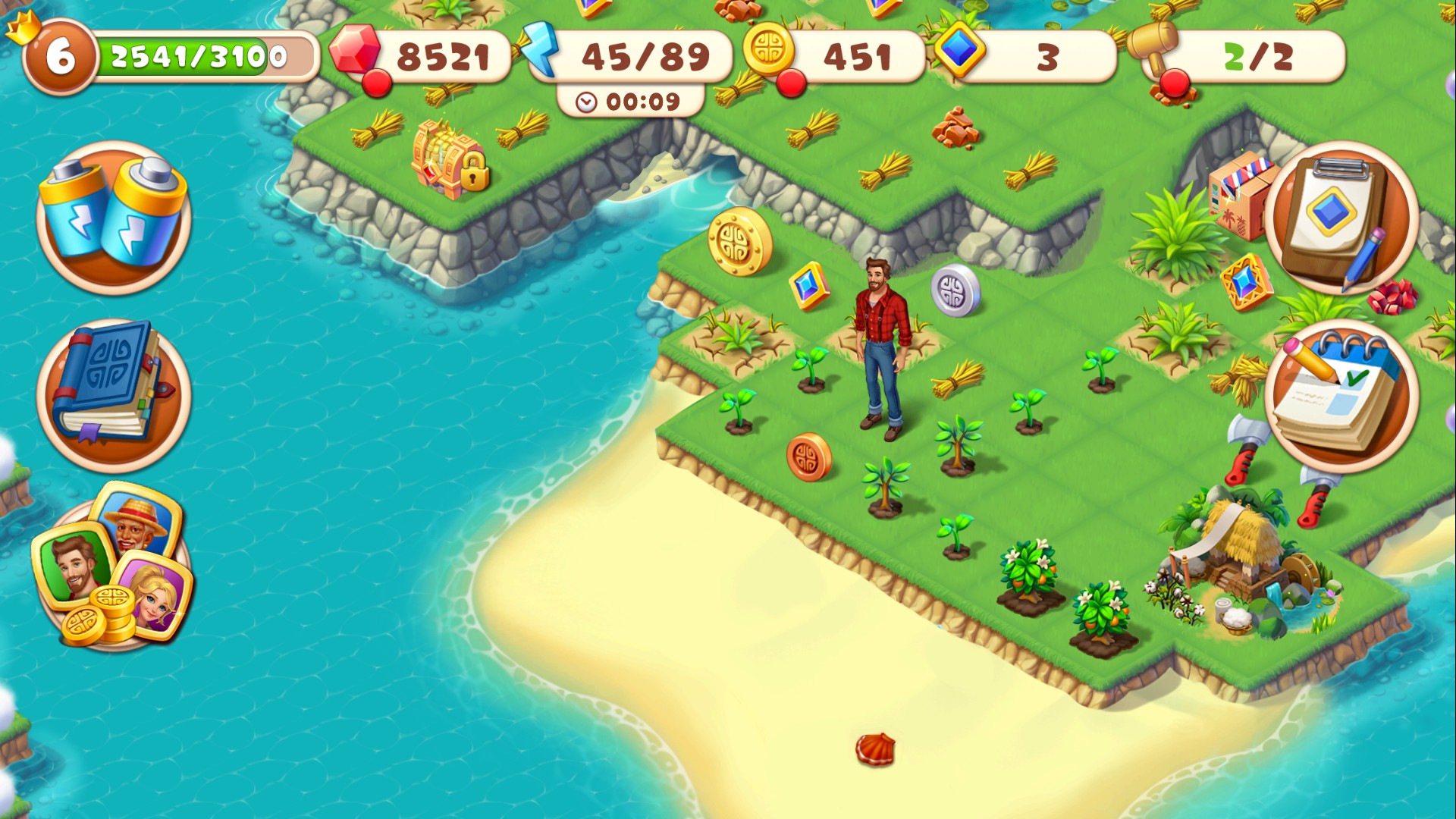 اسکرین شات 8 بازی Tropical Merge: Merge game