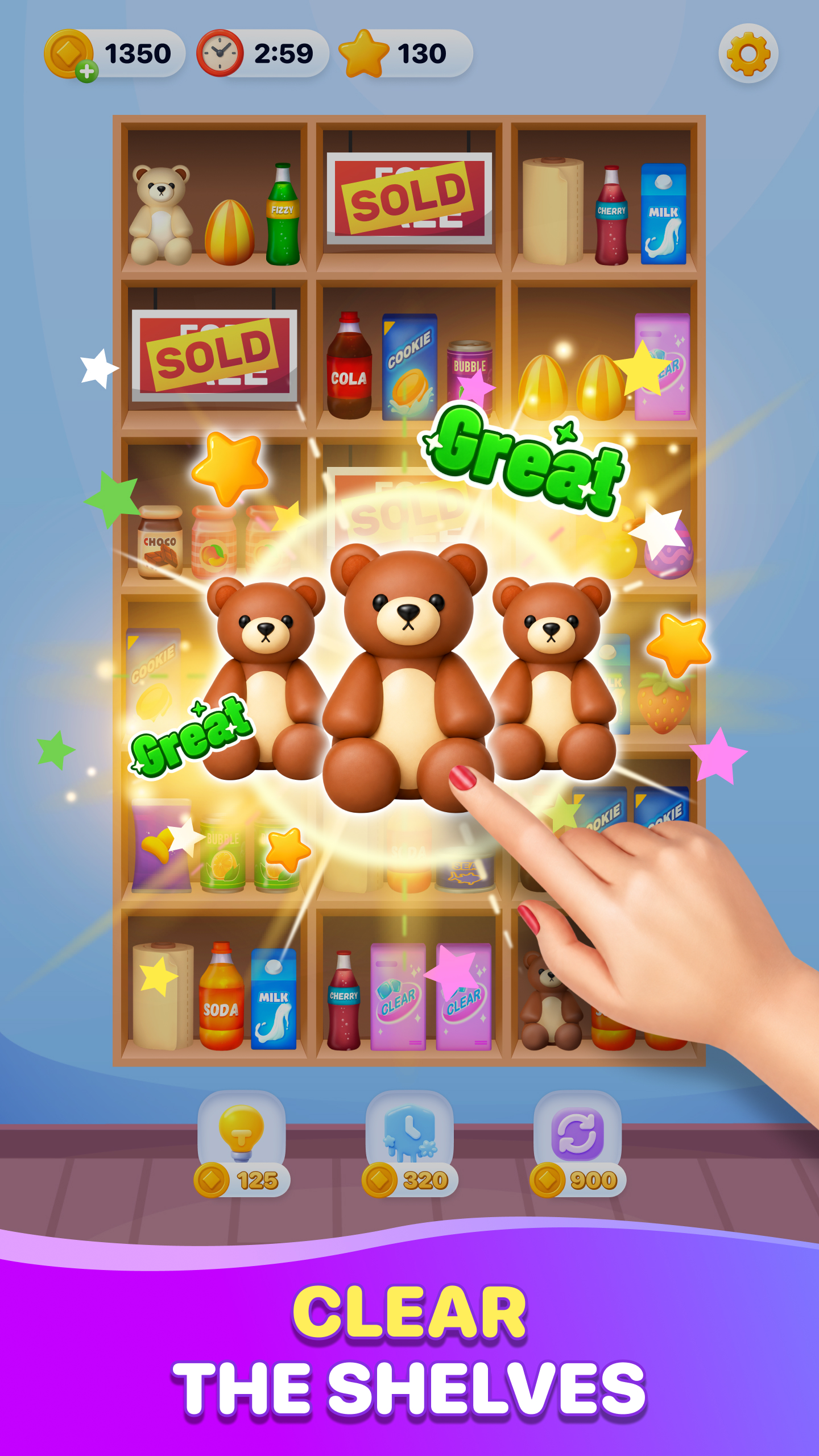اسکرین شات 3 بازی Tidy Shelf - sorting game 3d