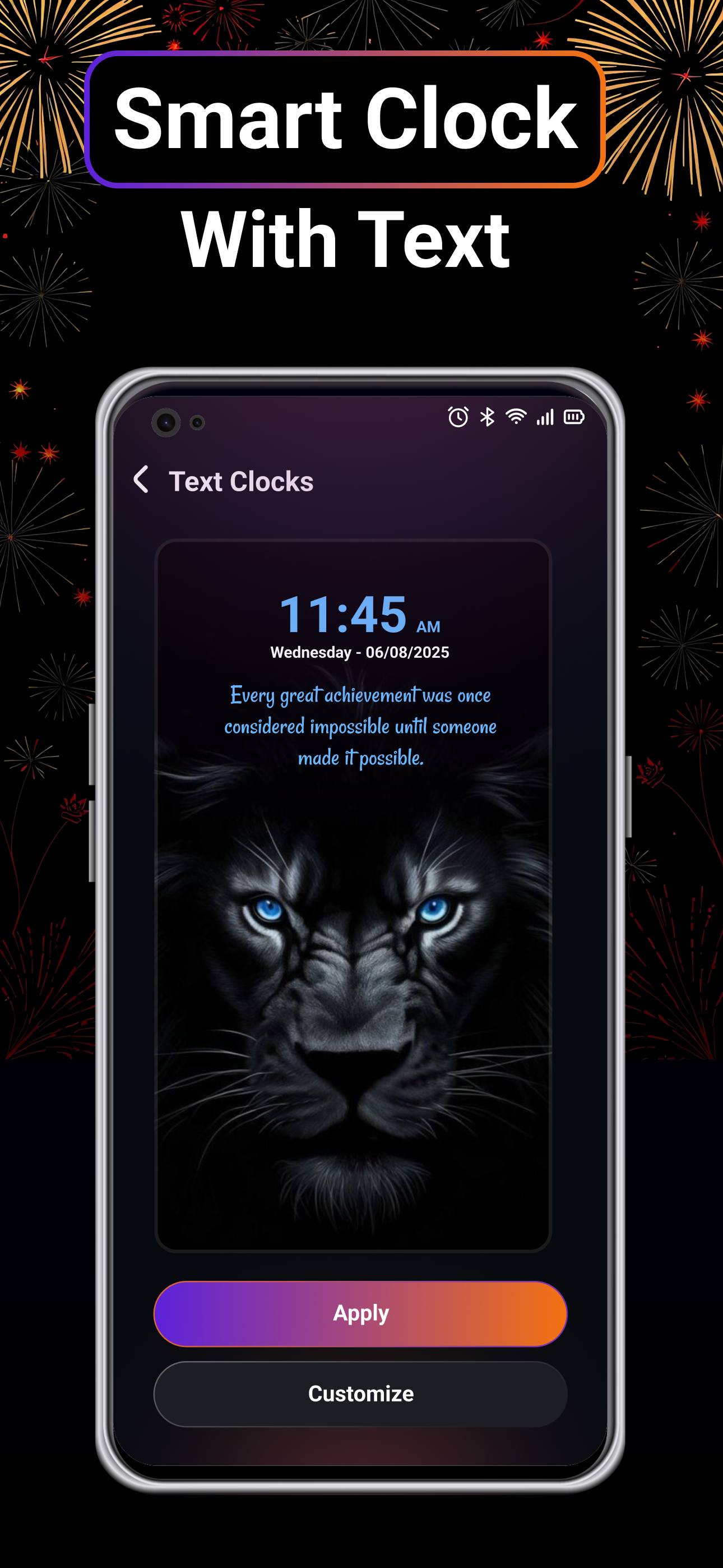 اسکرین شات 8 برنامه Neon Digital Clock Wallpaper