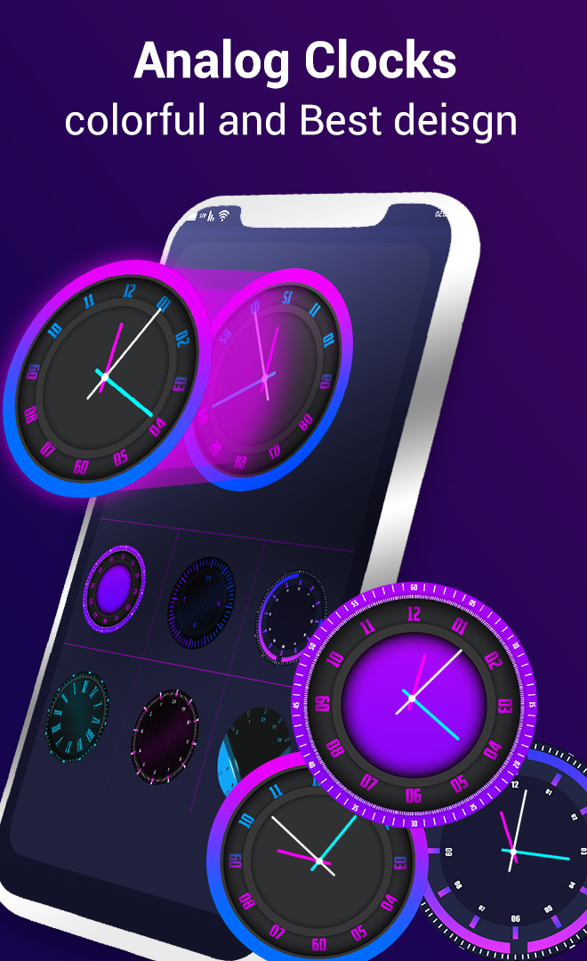 اسکرین شات 1 برنامه Digital Smartwatch Speak Clock