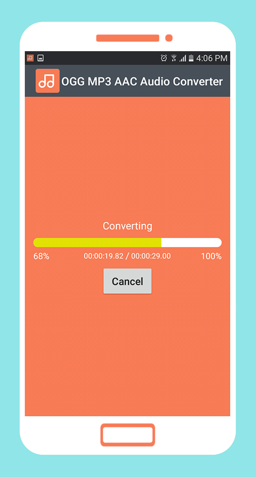اسکرین شات 5 برنامه OGG MP3 AAC Audio Converter