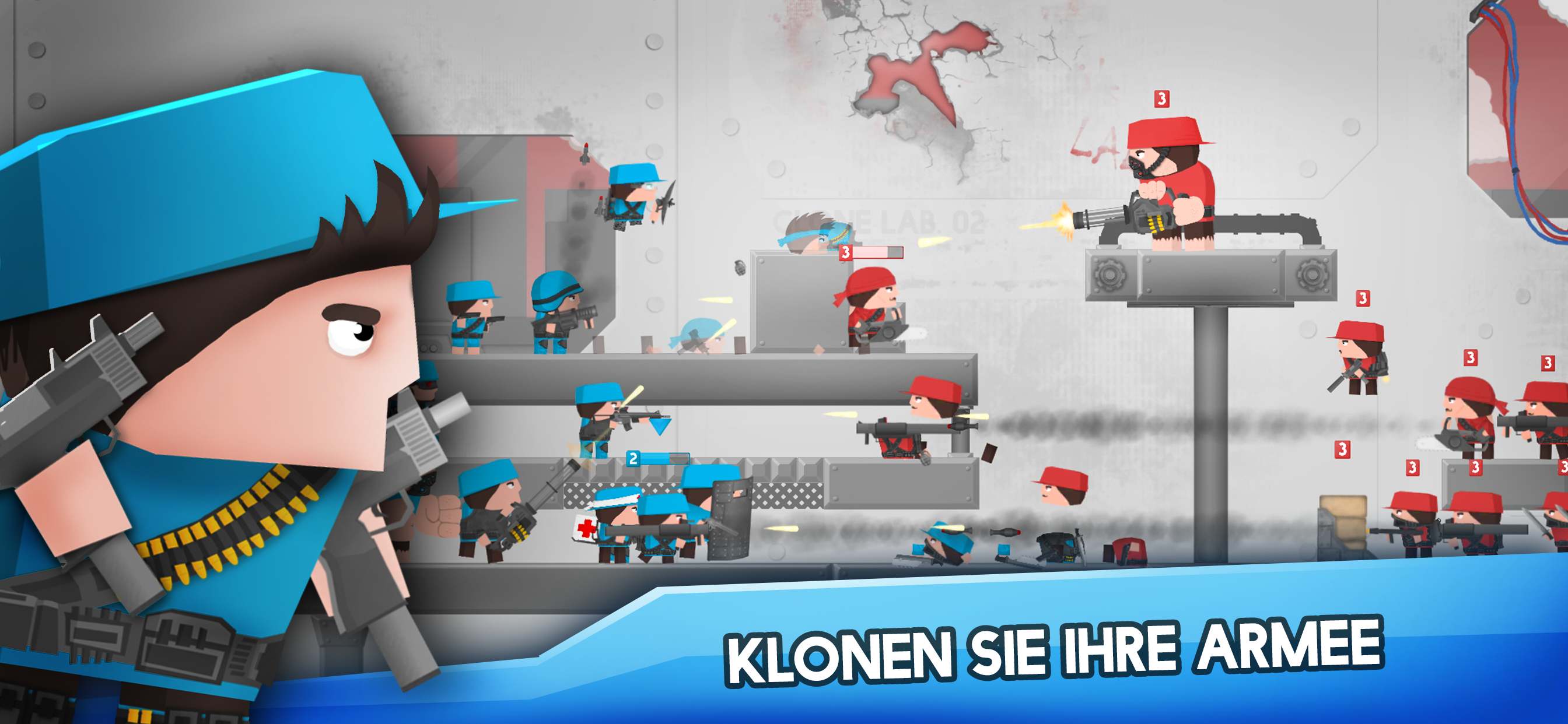 اسکرین شات 2 بازی Clone Armies: Battle Game