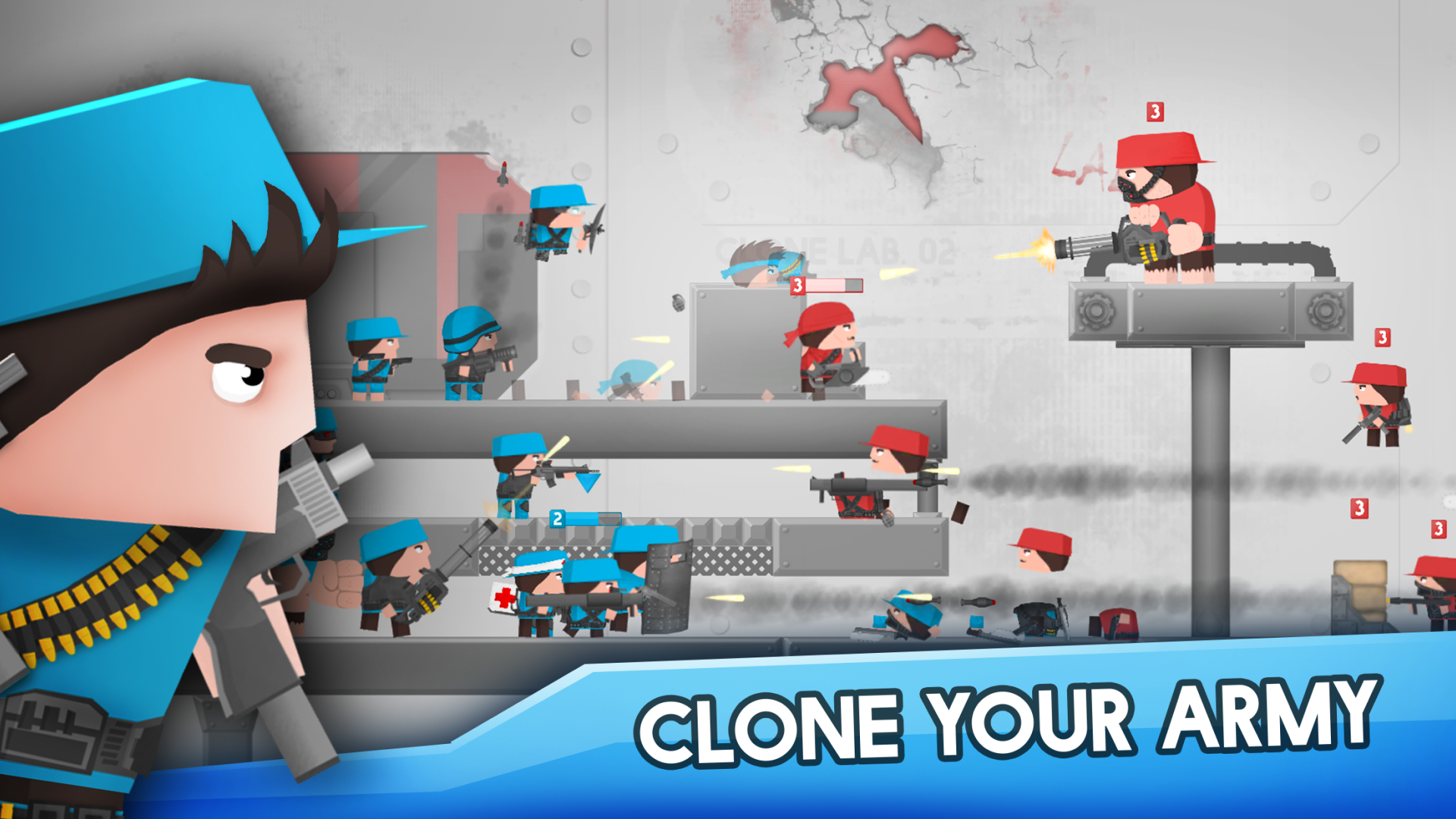 اسکرین شات 1 بازی Clone Armies