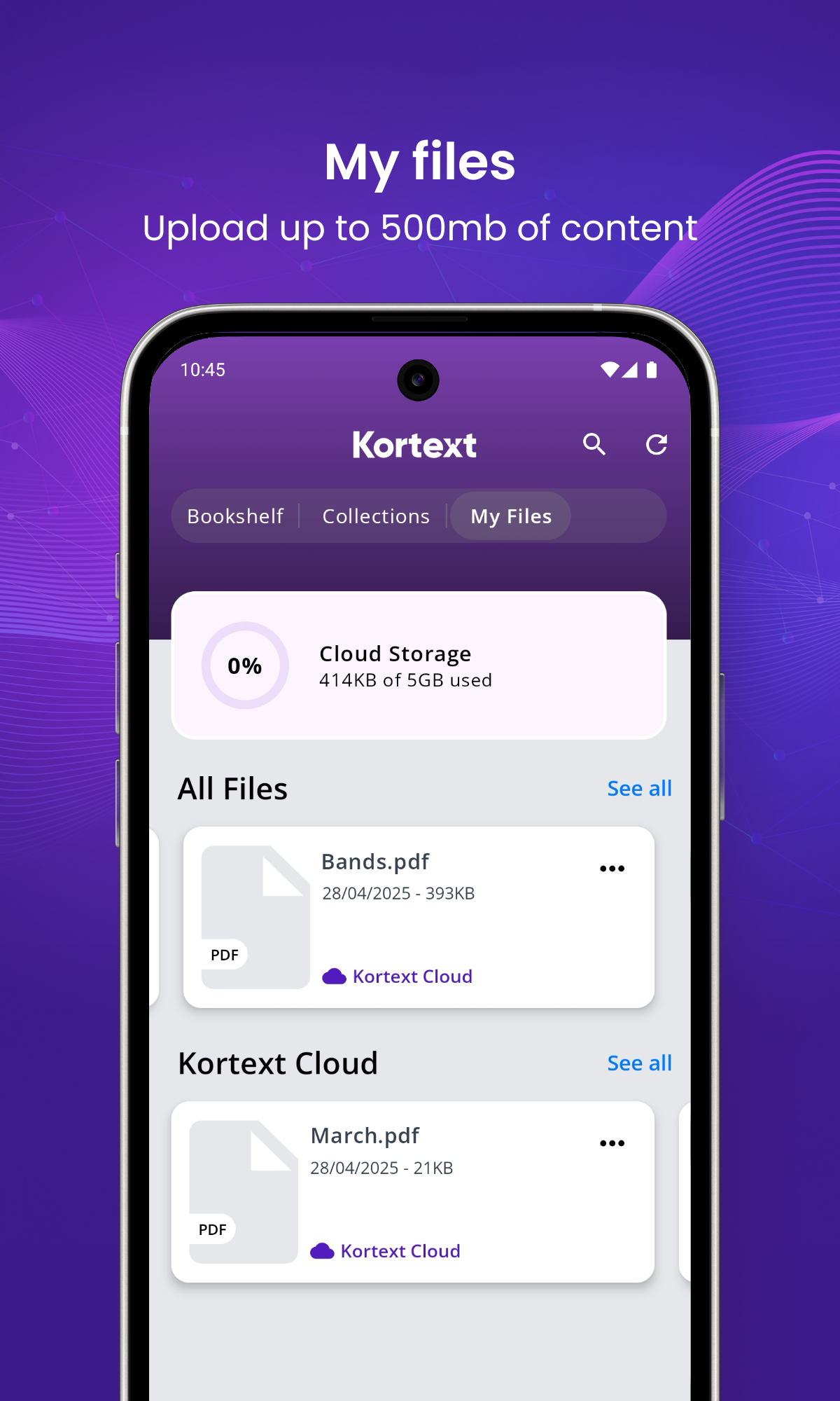 اسکرین شات 4 برنامه Kortext ebooks & etextbooks