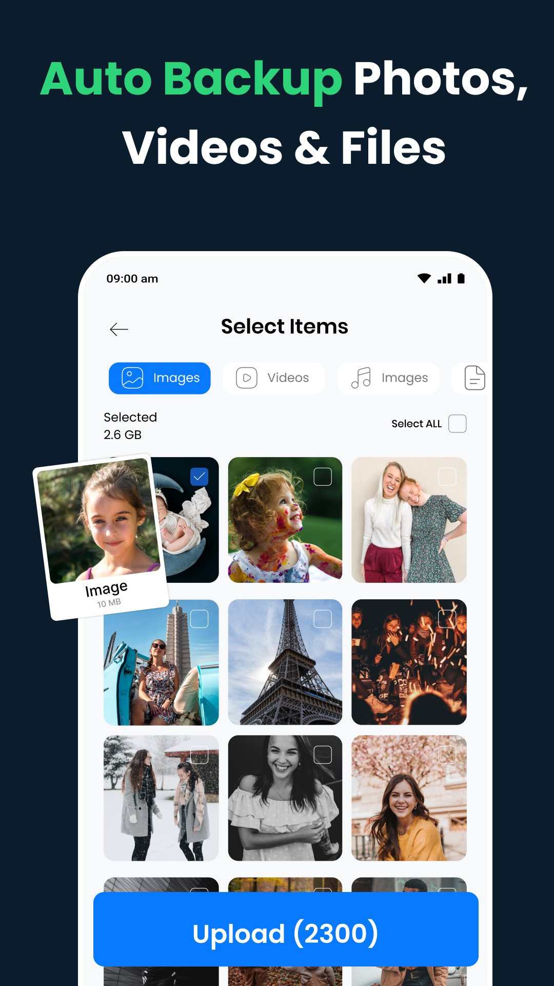 اسکرین شات 4 برنامه Cloud Storage: Data Backup