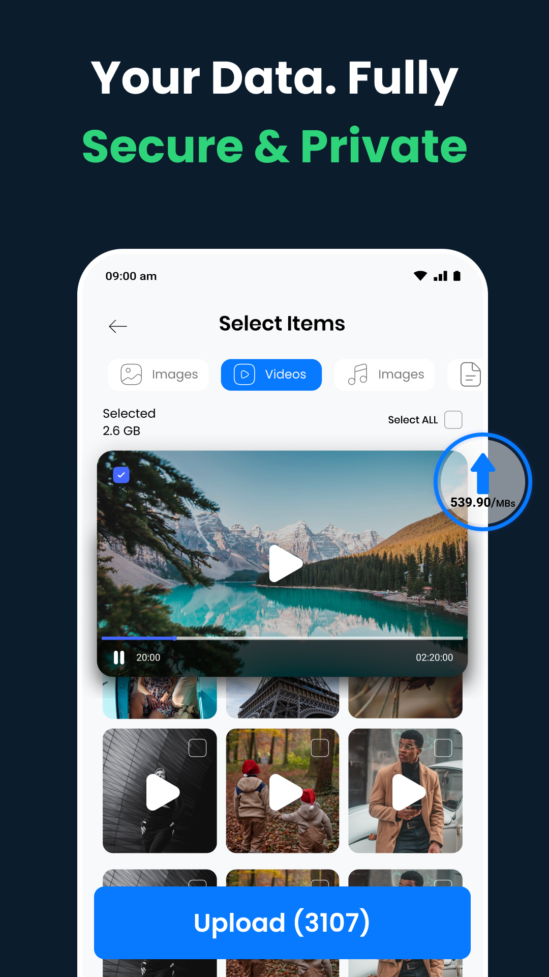 اسکرین شات 6 برنامه Cloud Storage: Data Backup