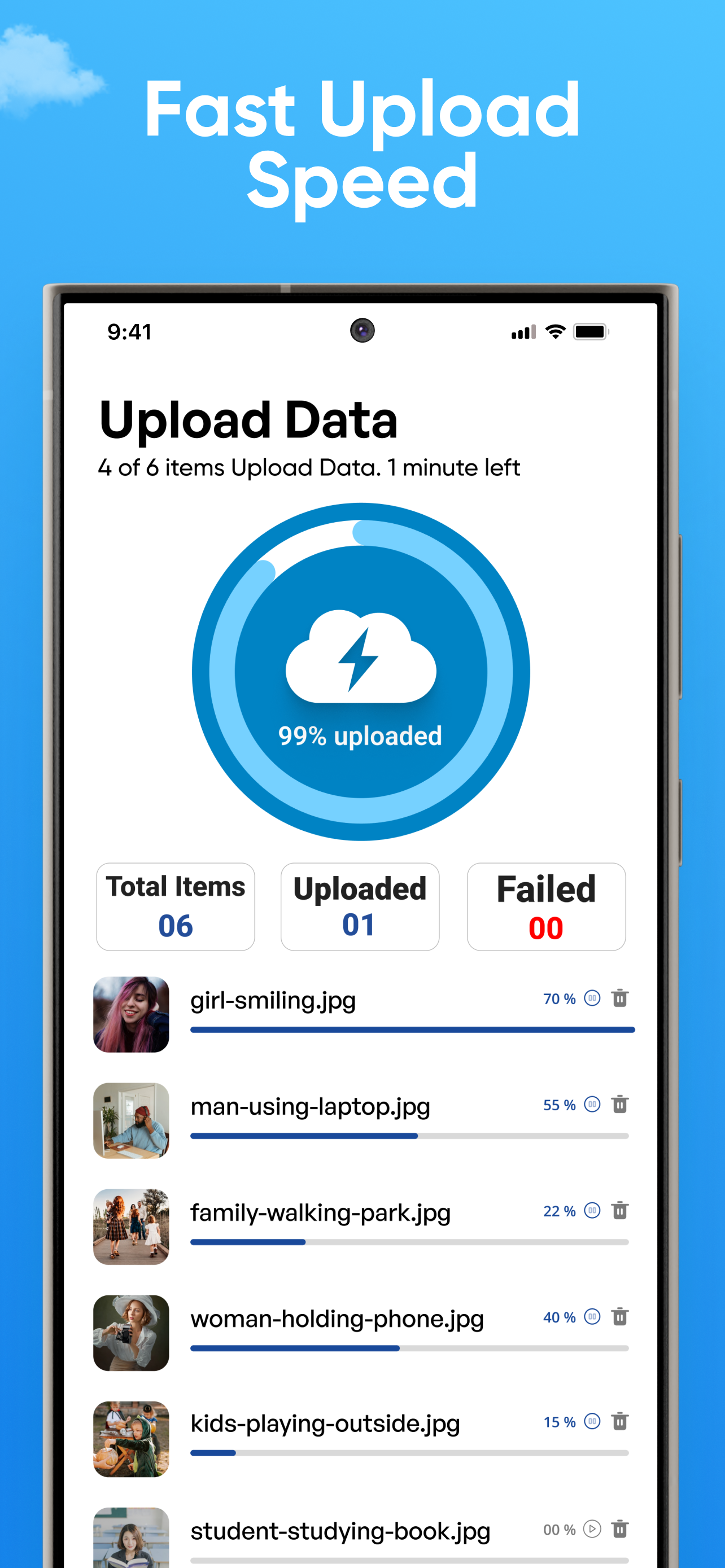 اسکرین شات 2 برنامه Cloud Storage: Data Backup