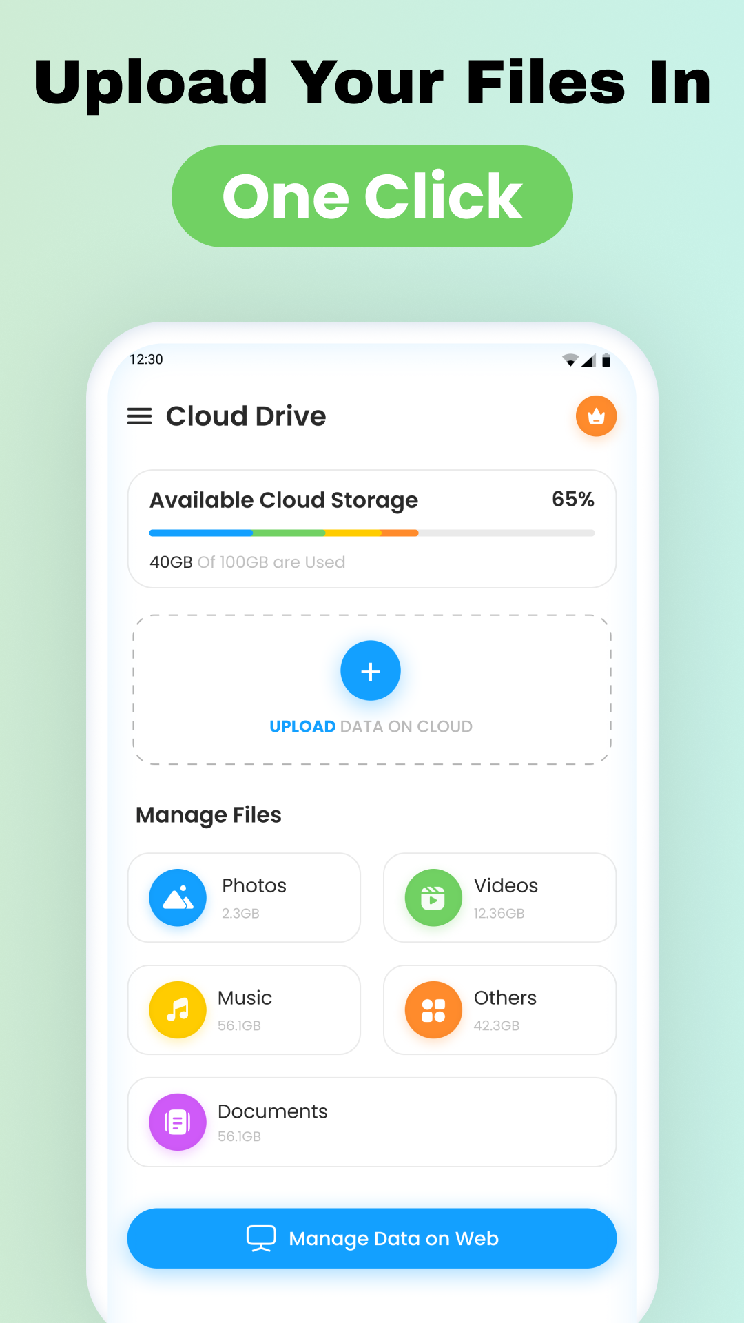 اسکرین شات 4 برنامه Cloud Storage - Cloud Backup