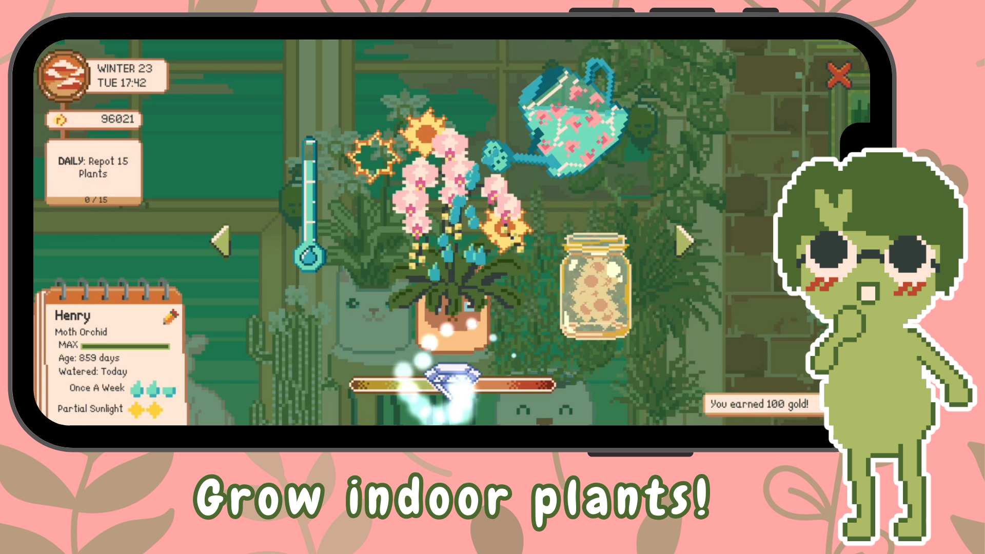 اسکرین شات 2 بازی Window Garden - Lofi Idle Game