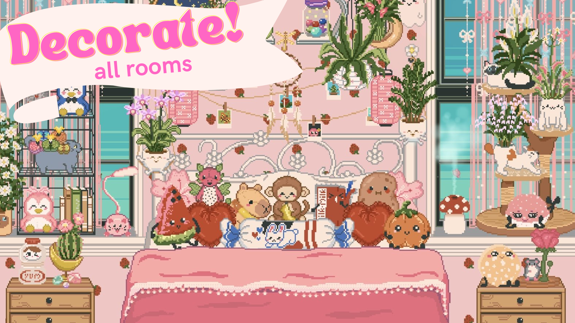 اسکرین شات 2 بازی Window Garden - Lofi Idle Game